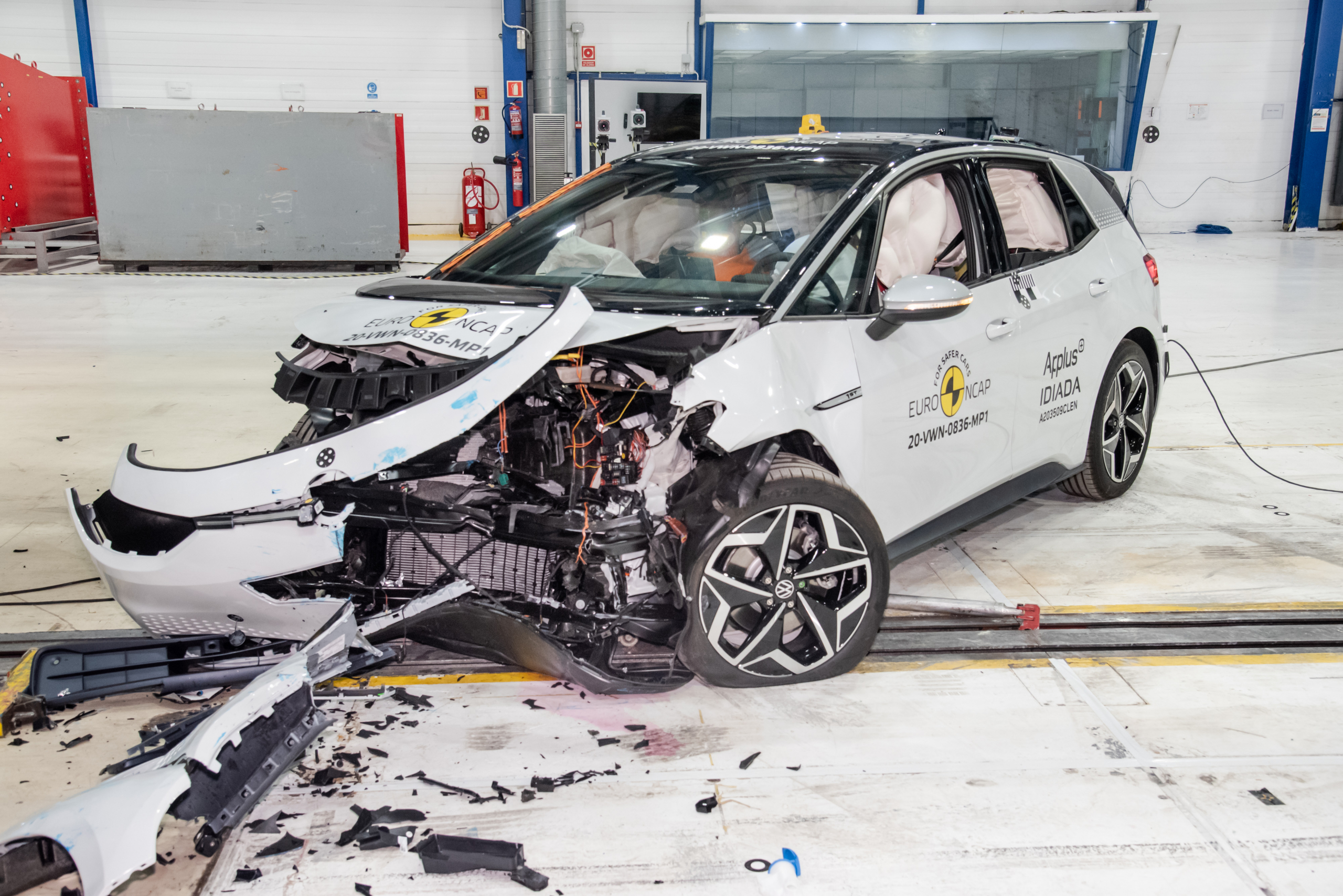 Elektrische Volkswagen ID.3 krijgt maximale score na botsproeven