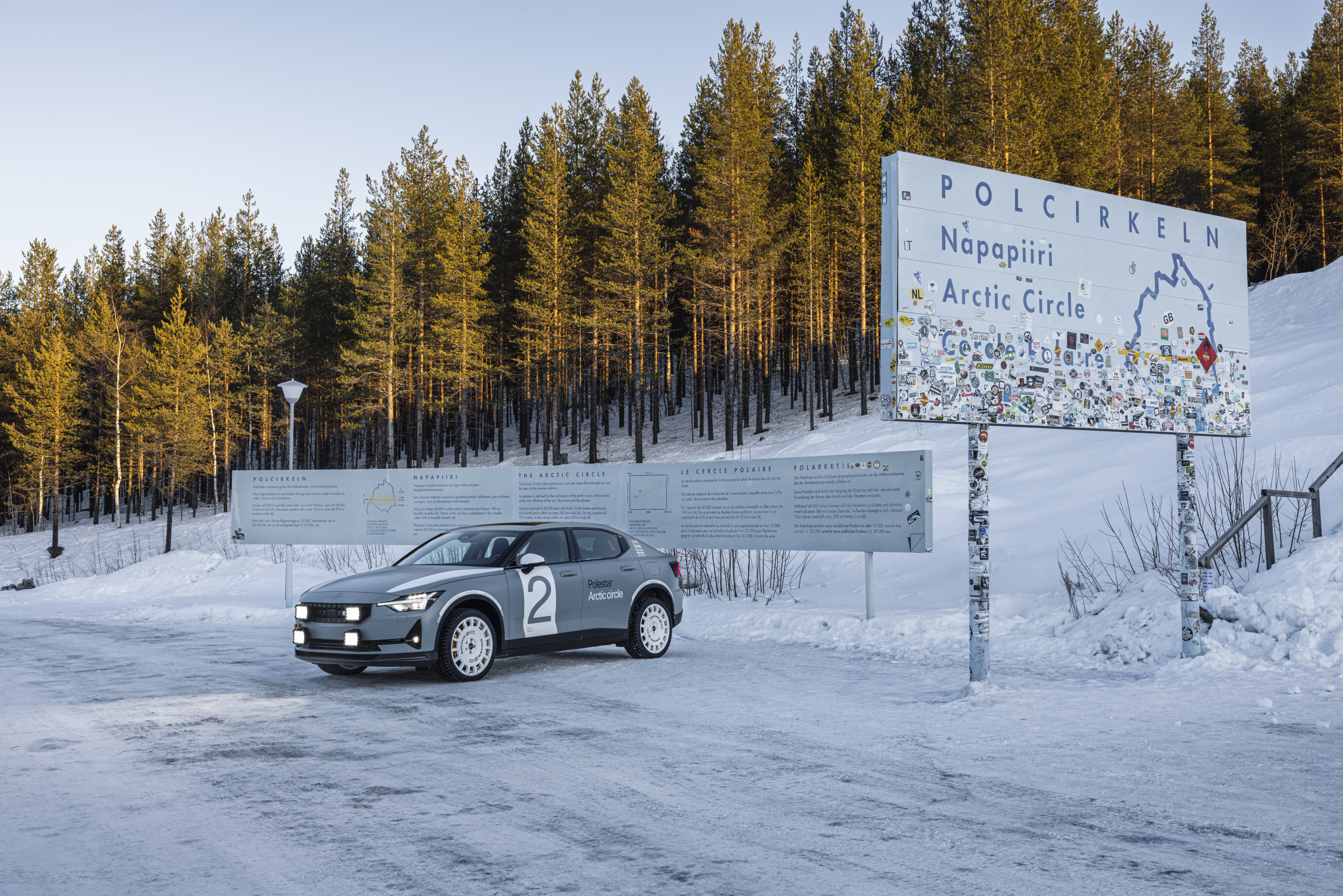 Trek in eindeloos winterplezier? Dan is deze Polestar 2 ‘Arctic Circle’ iets voor jou