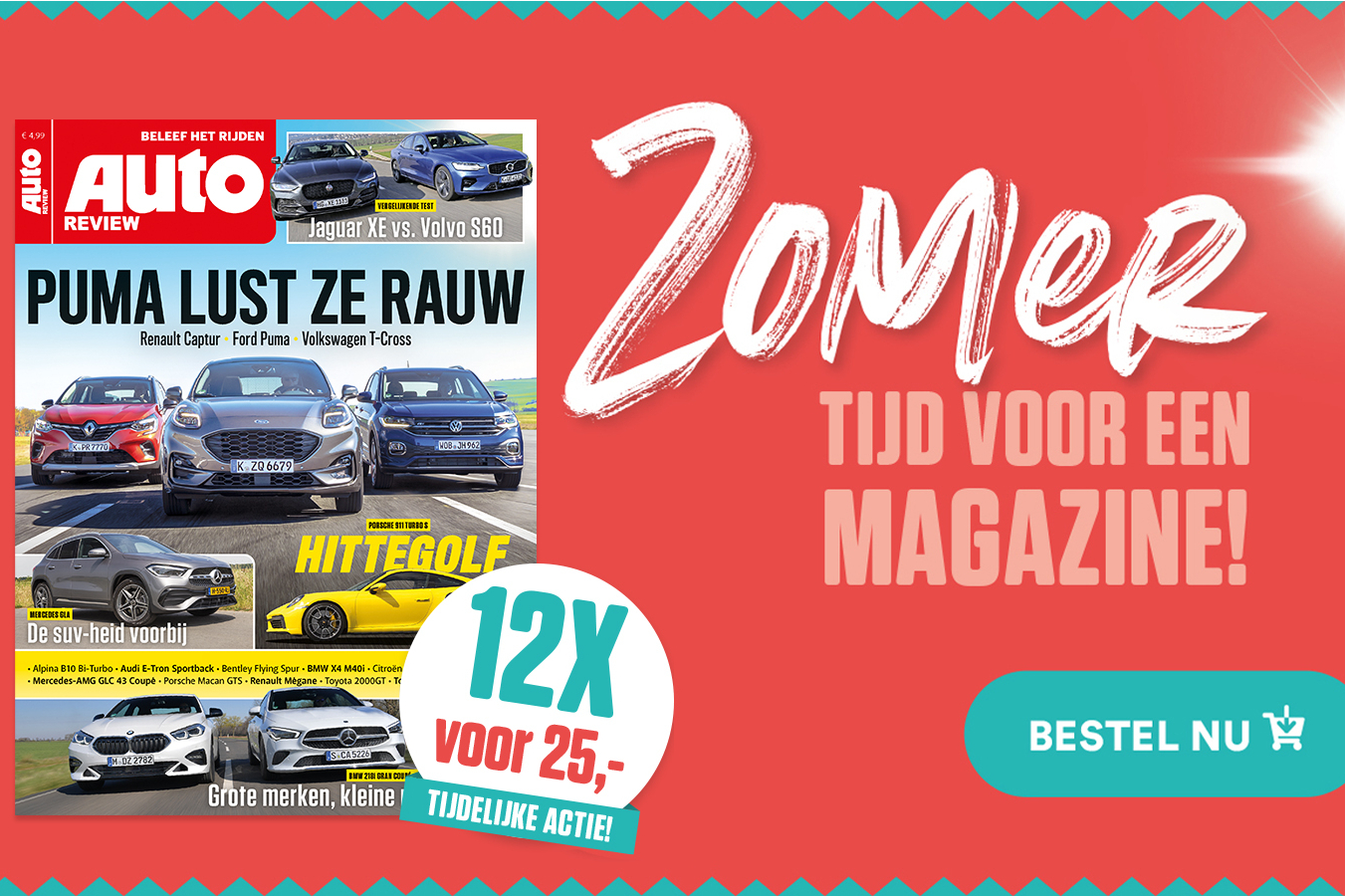 Heb je het al gehoord? Het dikste autoblad heeft een exclusieve zomeractie!