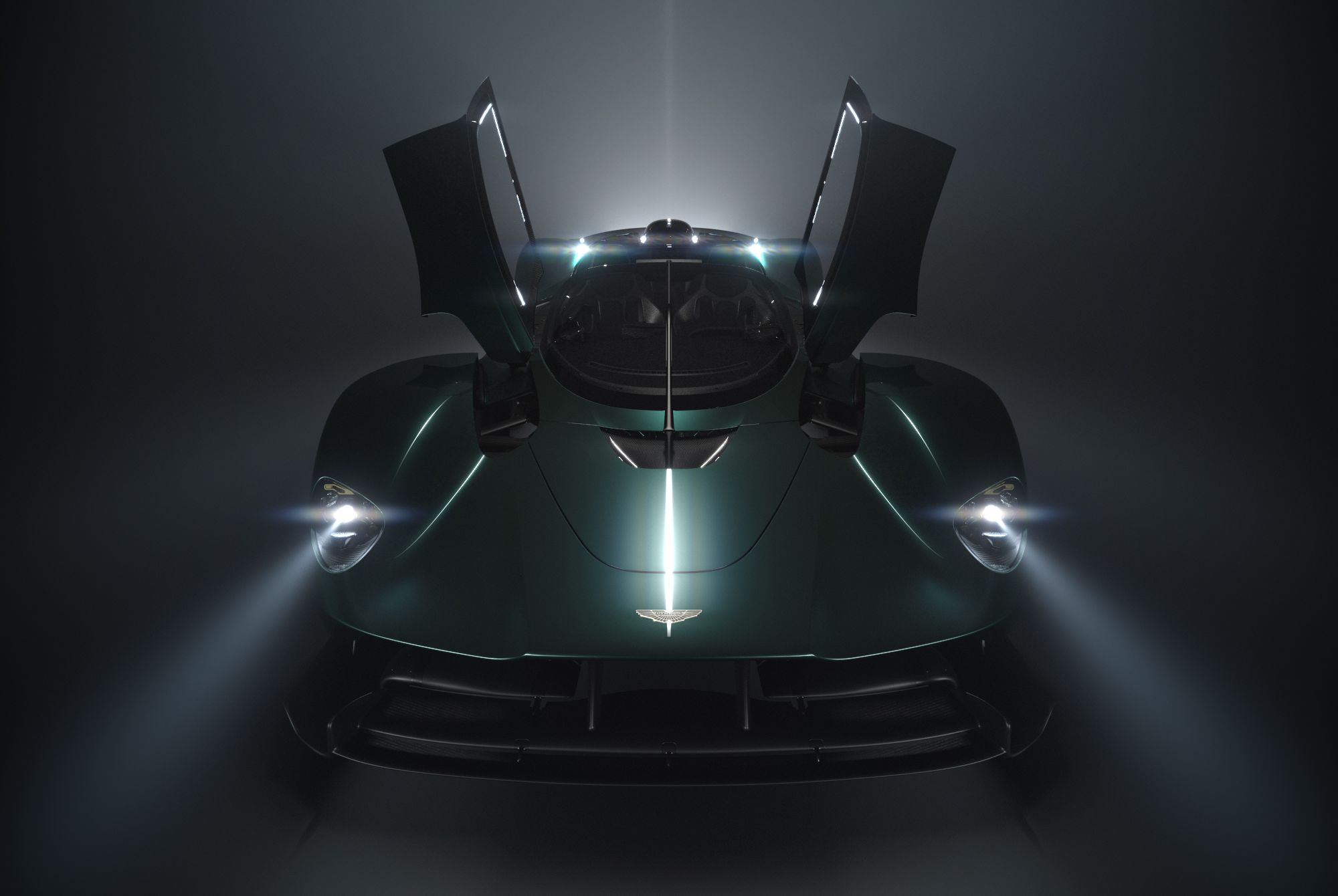 Verstopte oren? De Aston Martin Valkyrie Roadster spuit ze voor je uit