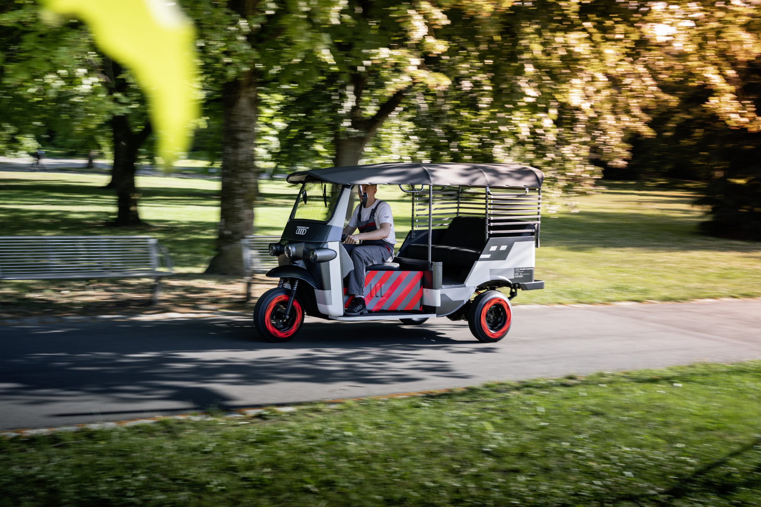 4 redenen waarom Audi deze elektrische tuktuk bouwt