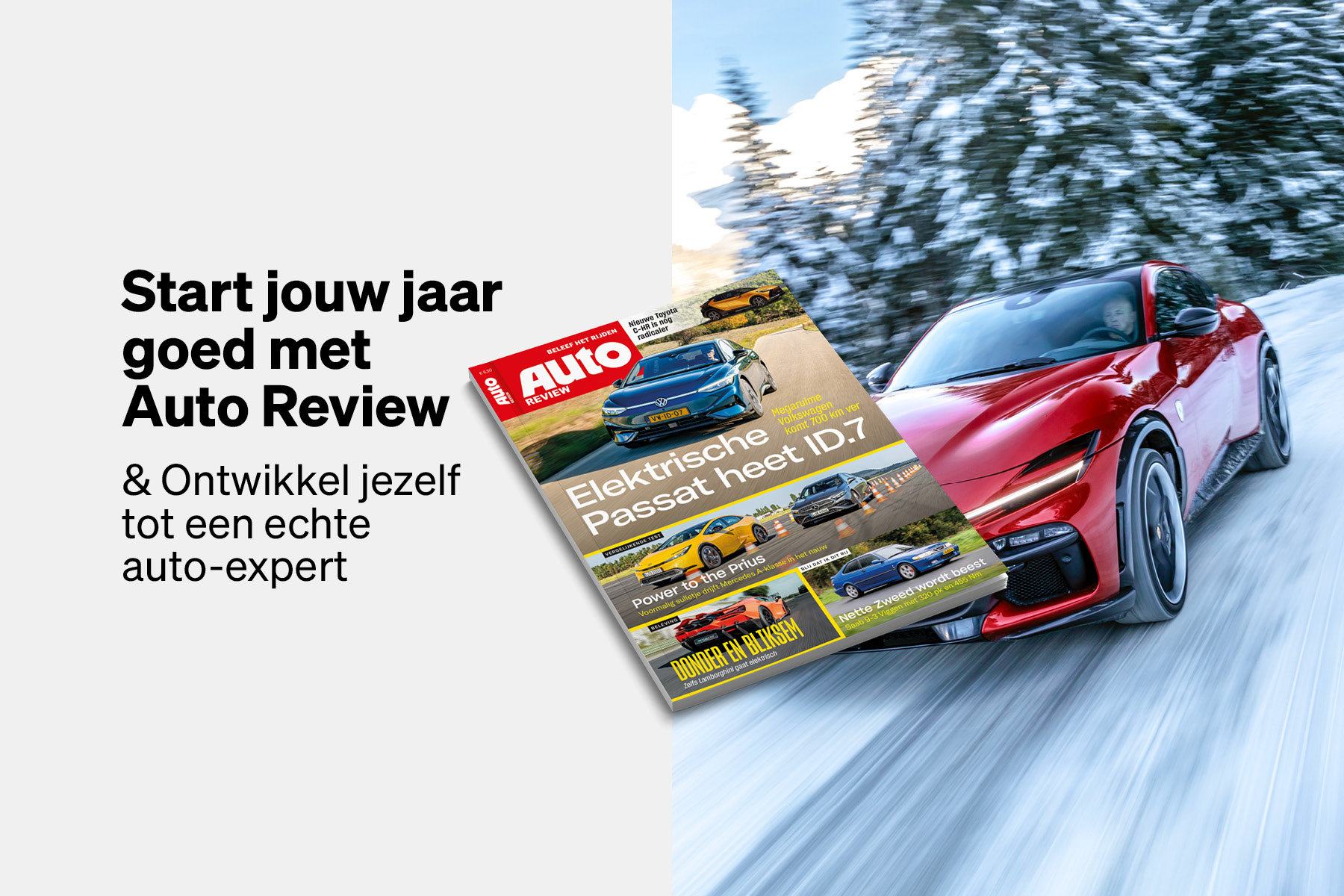 Dít lees je komend jaar in Auto Review (+ tijdelijk 49% korting)