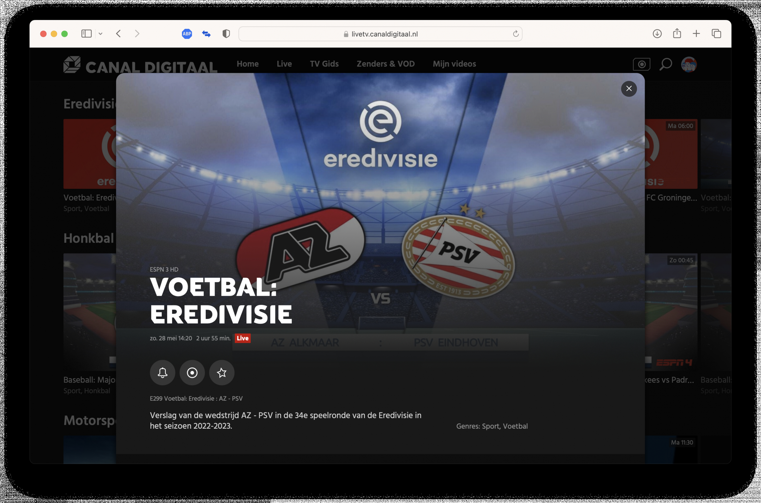 AZ - PSV live kijken? Hier vind je een gratis livestream