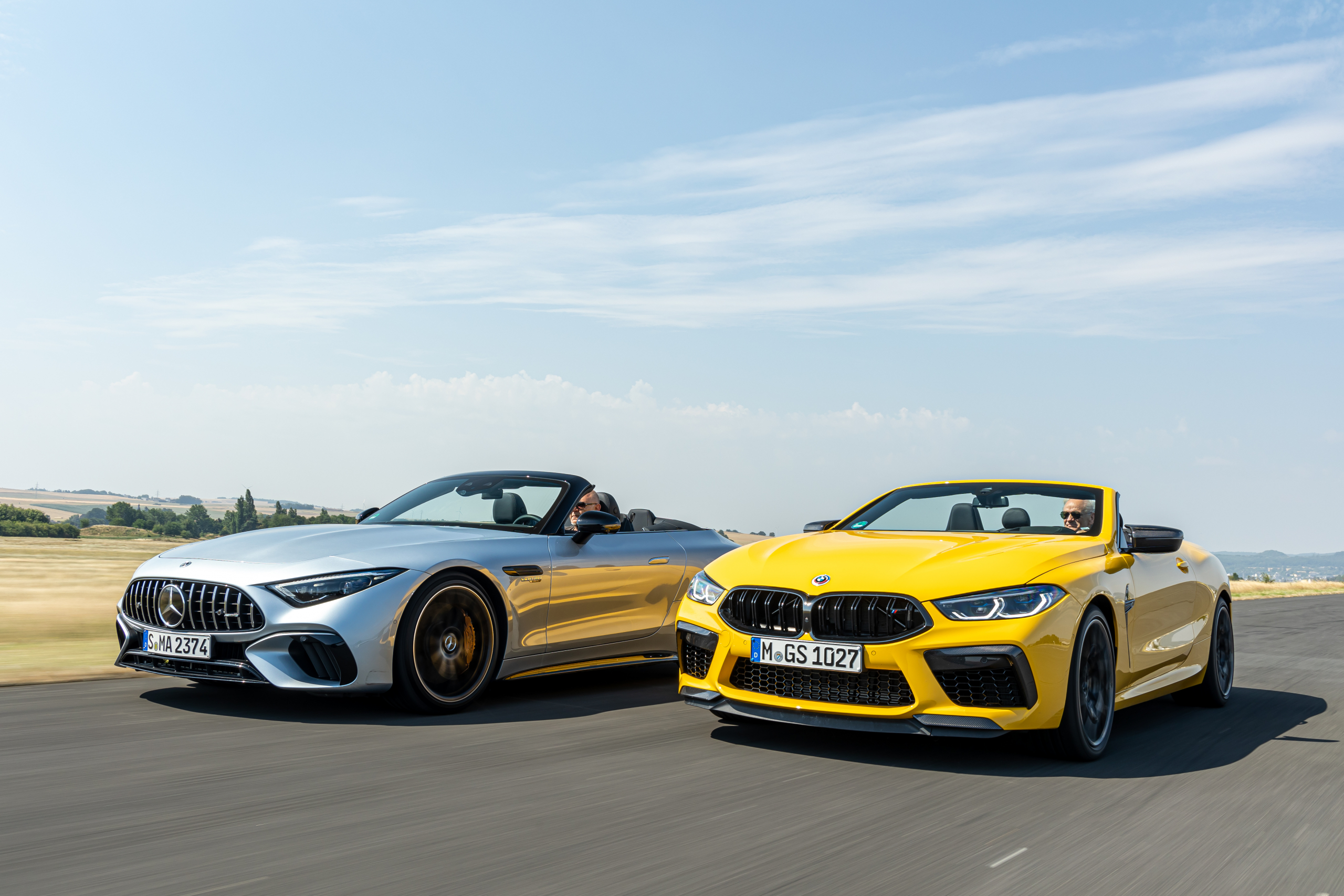 Test BMW M8 Cabrio & Mercedes-AMG SL 63 4Matic+ - wat is de allerbeste Duitse cabriolet?