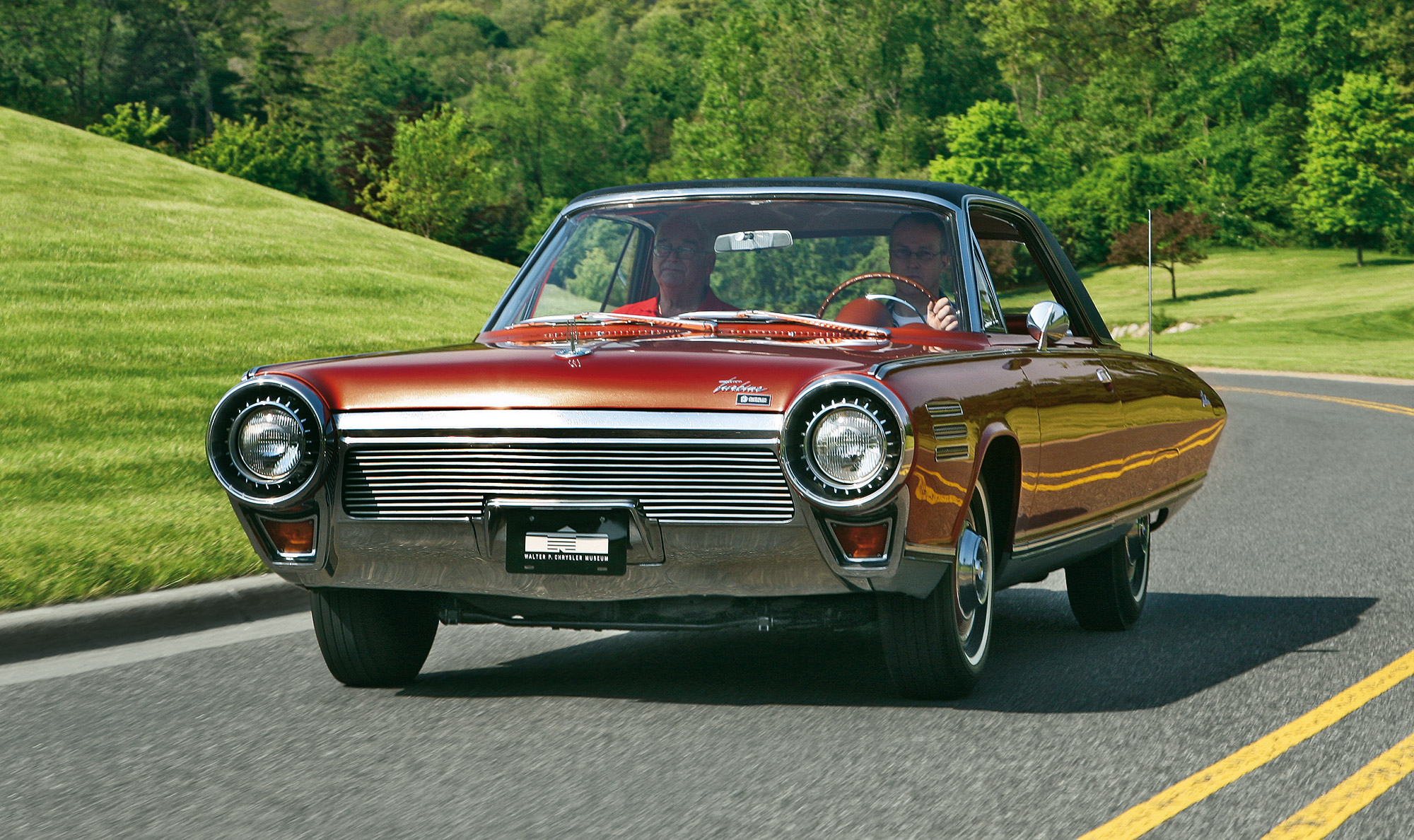 'Zelfs twee meter achter de Chrysler Turbine Car vatte je broek vlam'