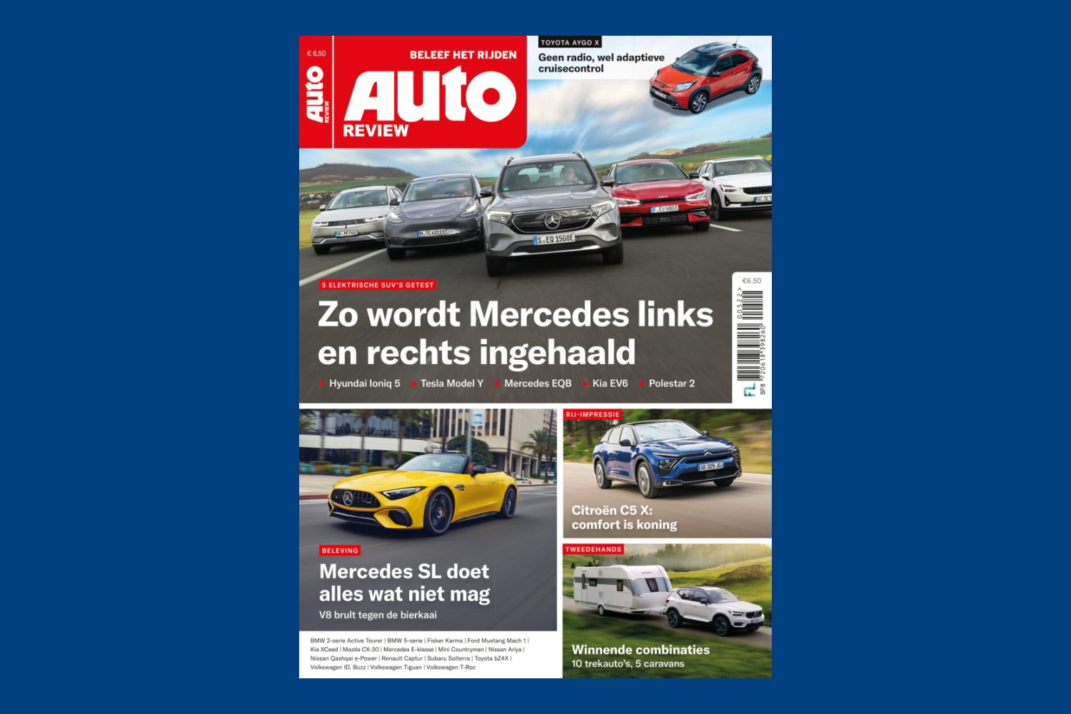 Auto Review 5 in de webshop - Zo wordt Mercedes links en rechts ingehaald