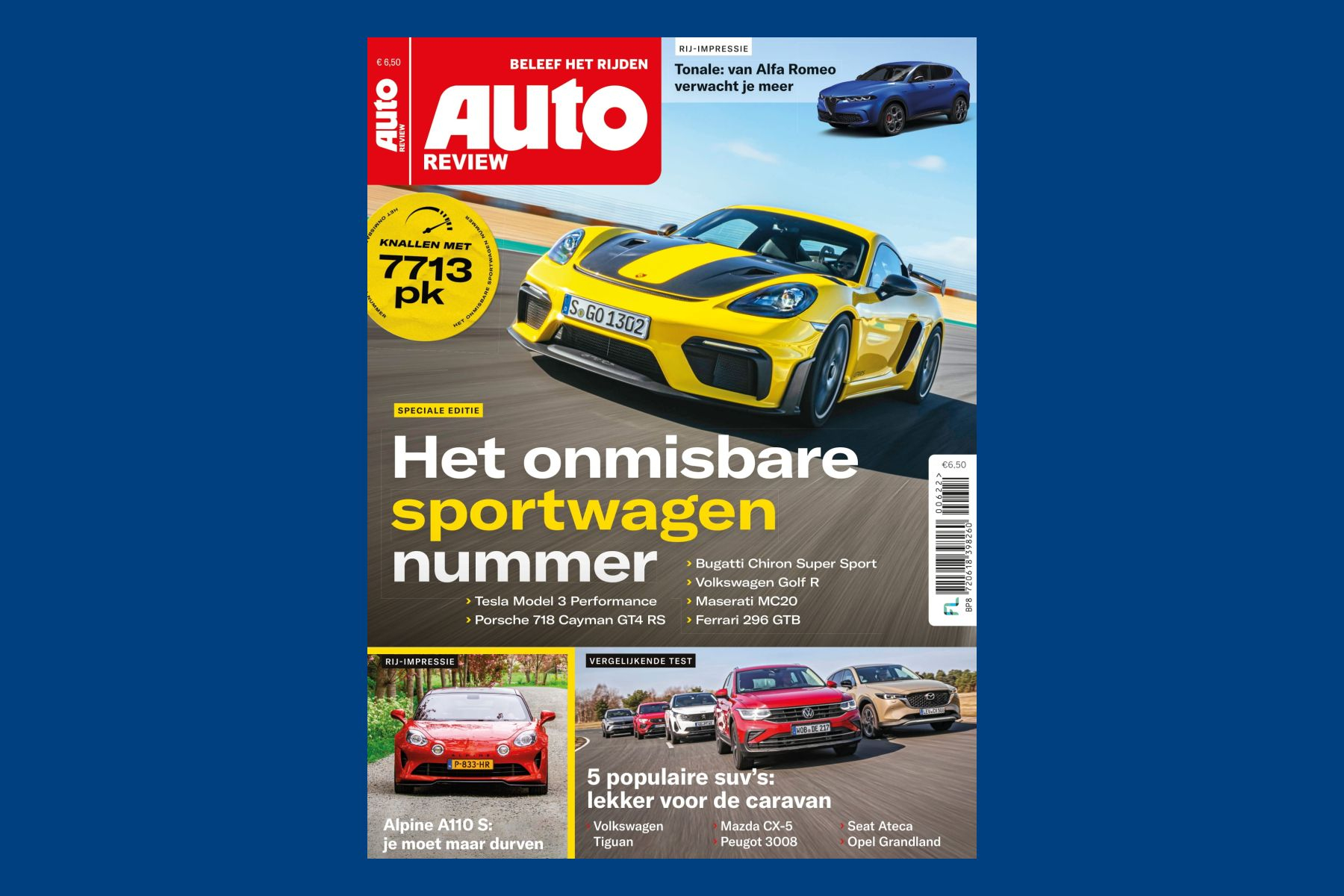 Auto Review 6 in de webshop - Knallen met 7713 pk in het onmisbare sportwagennummer