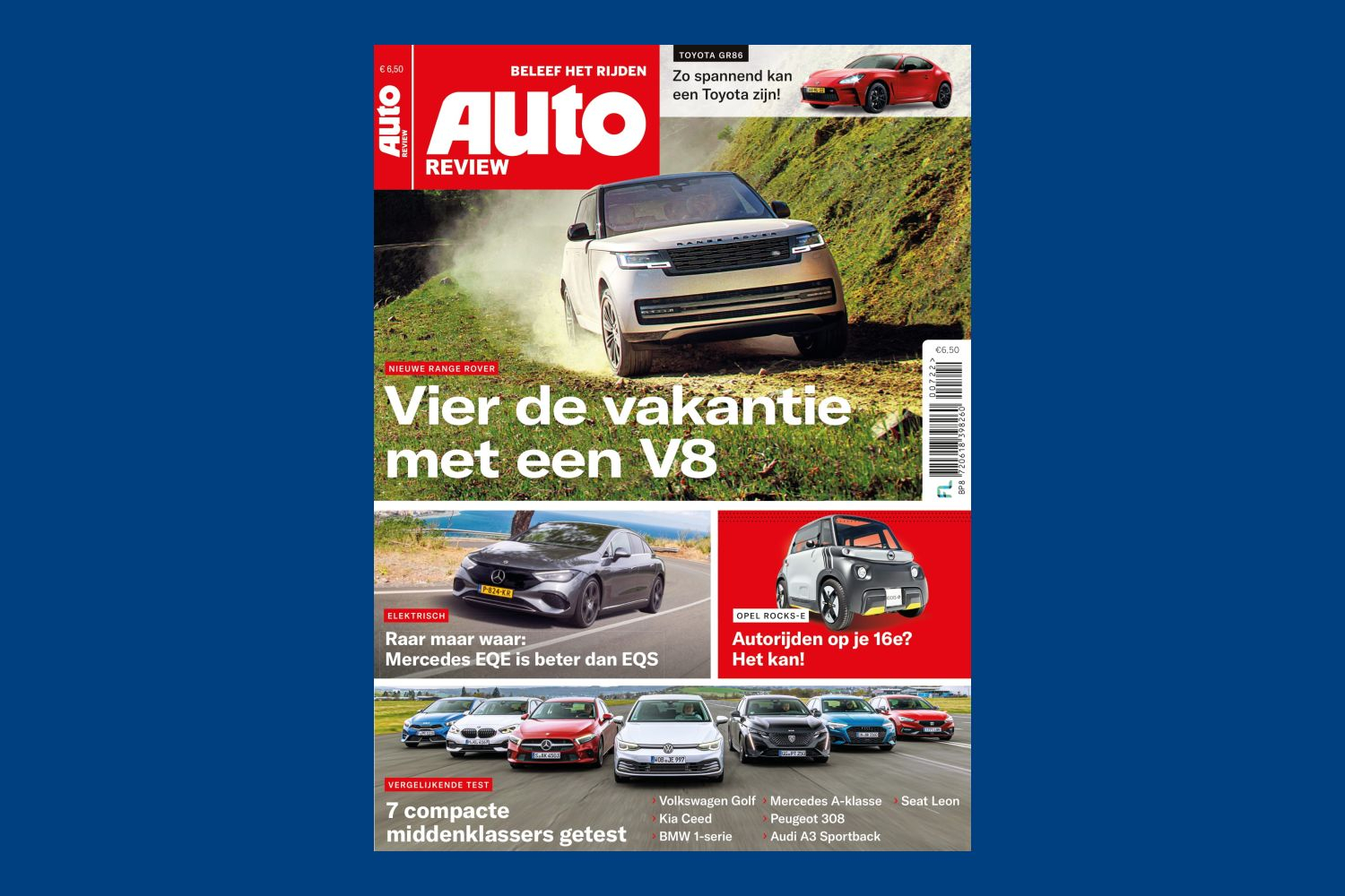 Auto Review 7 in de webshop - Vier de vakantie met een V8