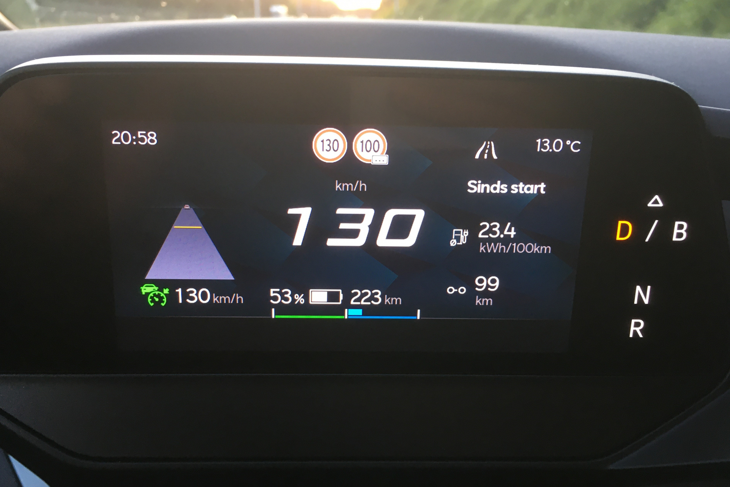 Cupra Born 77 kWh: actieradius gemeten bij 100 en 130 km/h