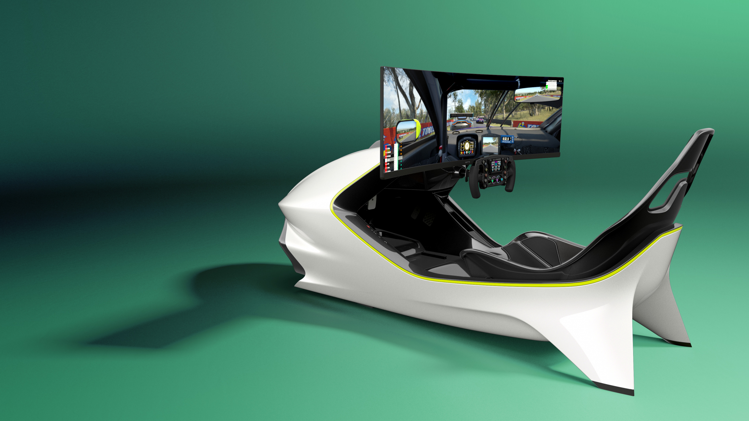 Aston Martin-racesimulator kost net zoveel als een BMW 5-serie