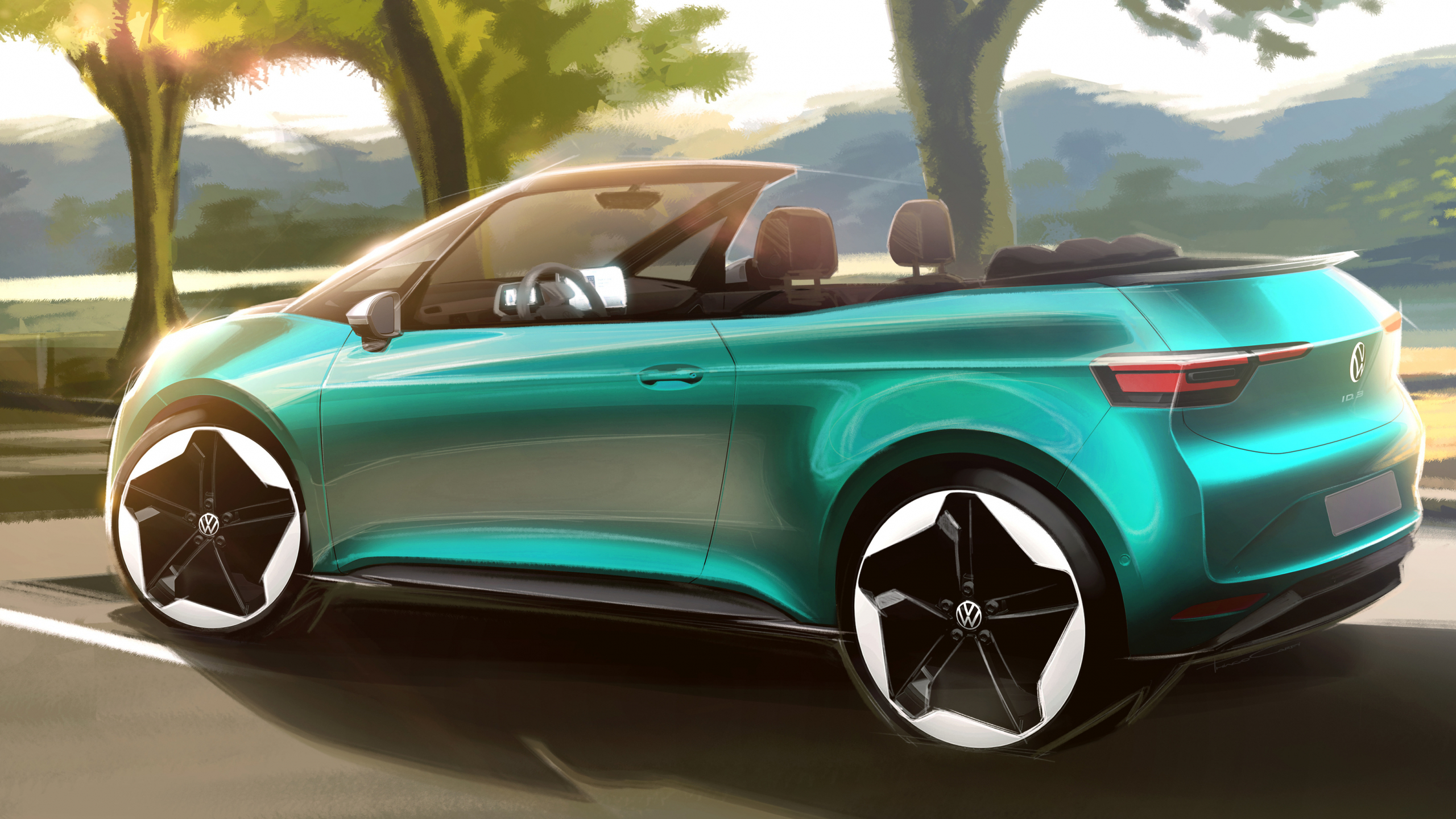 Vraagje van Volkswagen: zouden jullie een elektrische Volkswagen ID.3 Cabrio willen?