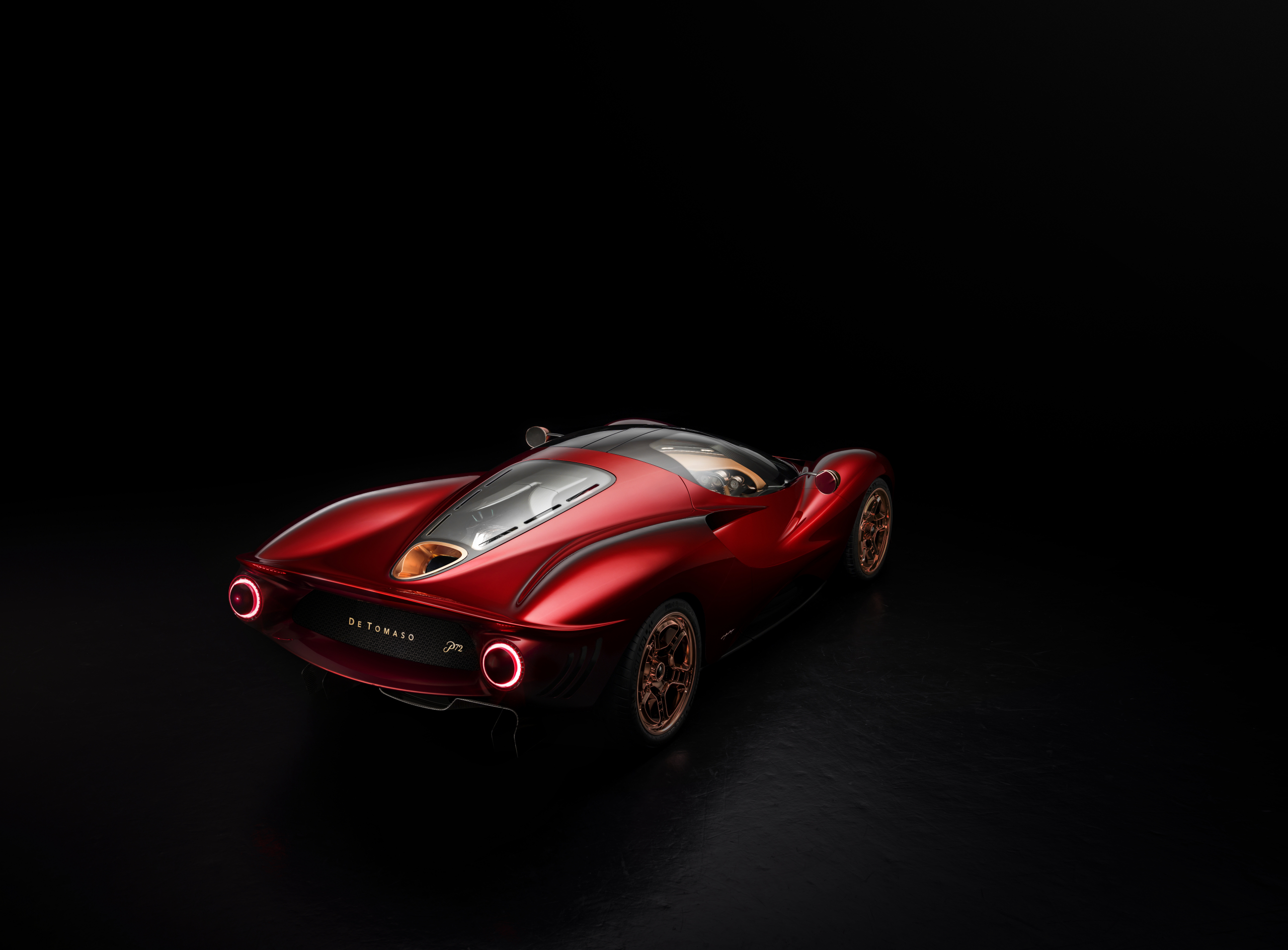 De Tomaso P72 (2020): dit ligt er in zijn derrière