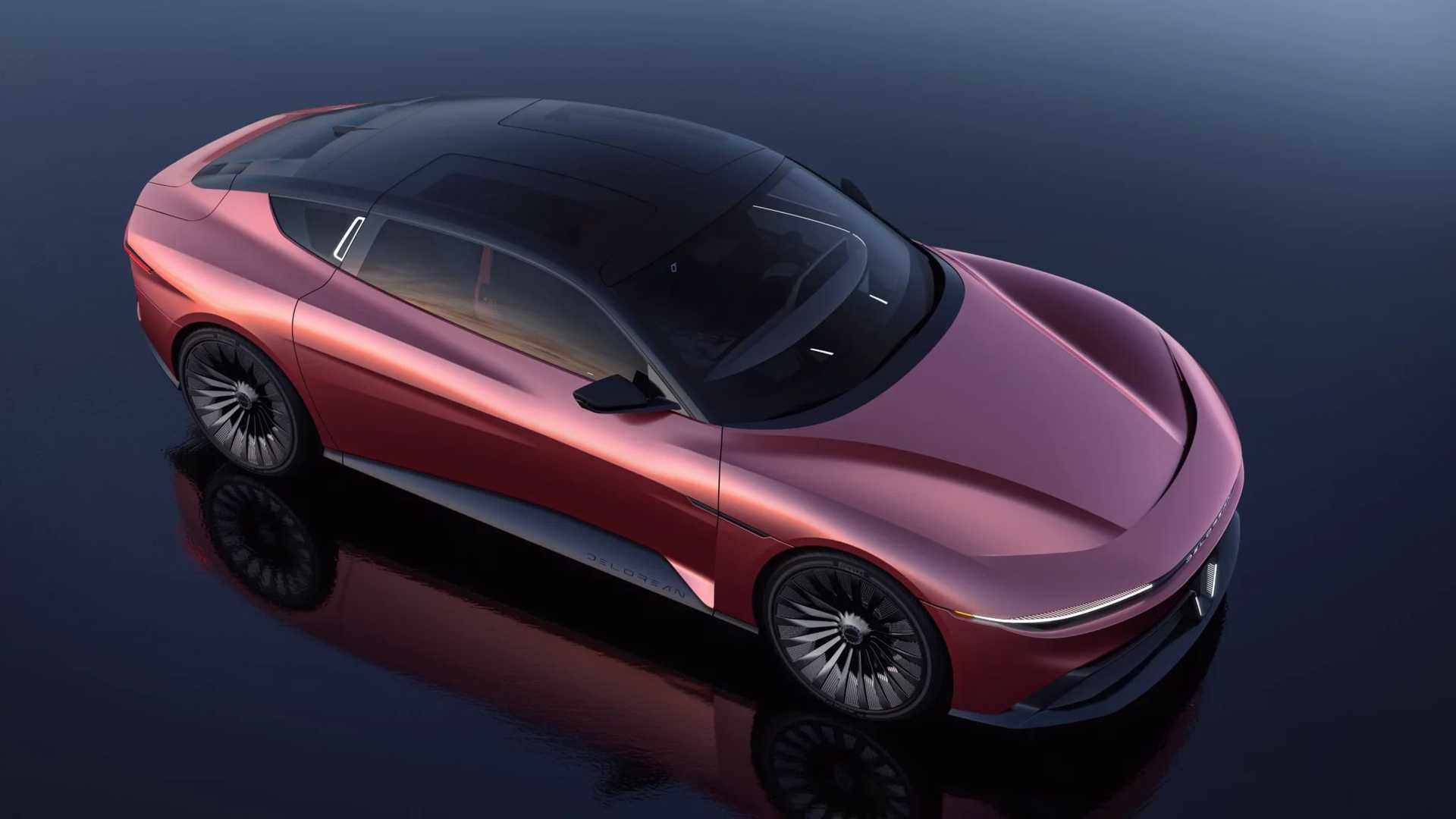 Terug naar de toekomst! Herken jij in deze nieuwe elektrische auto een DeLorean?