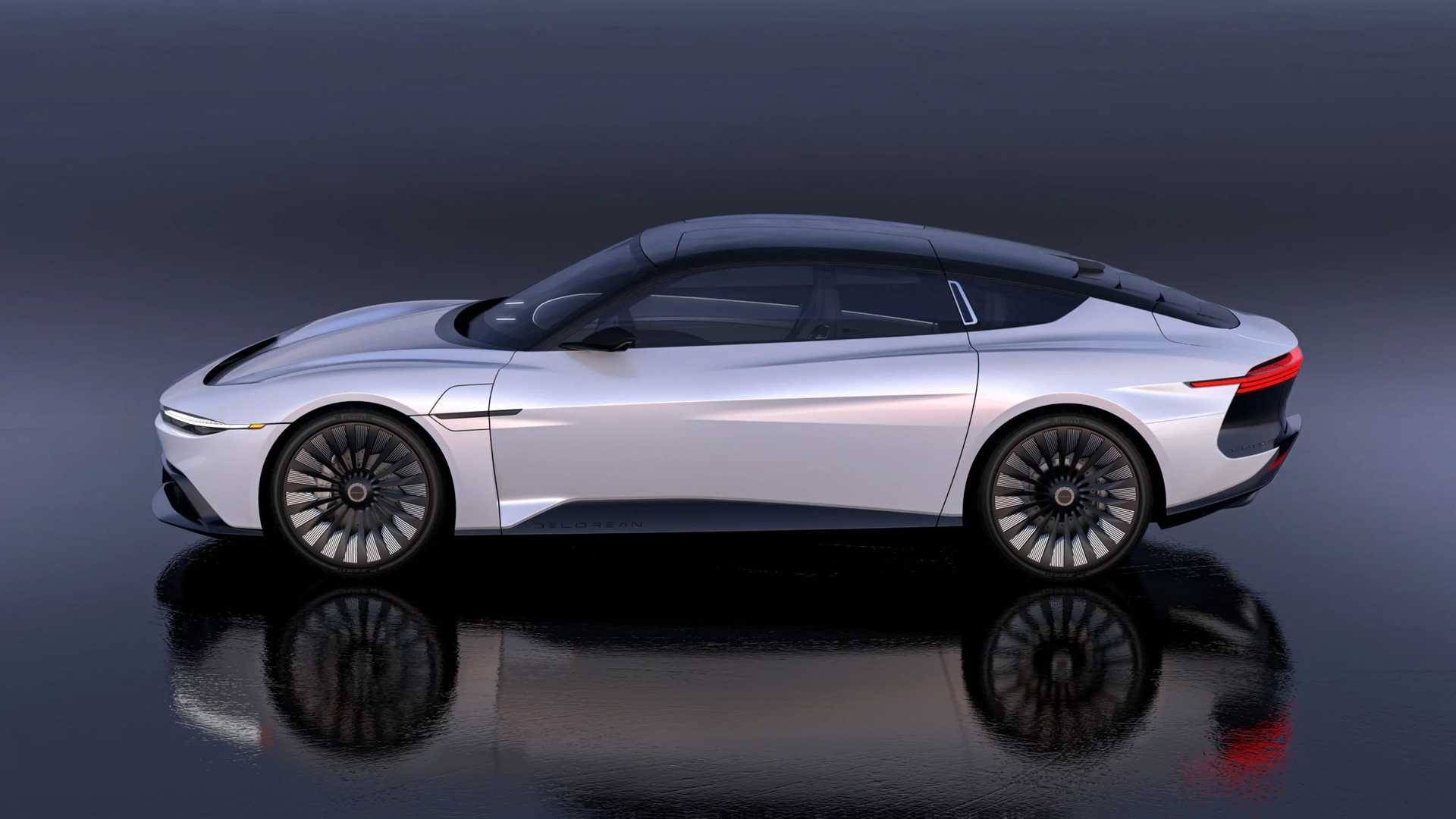 Terug naar de toekomst! Herken jij in deze nieuwe elektrische auto een DeLorean?