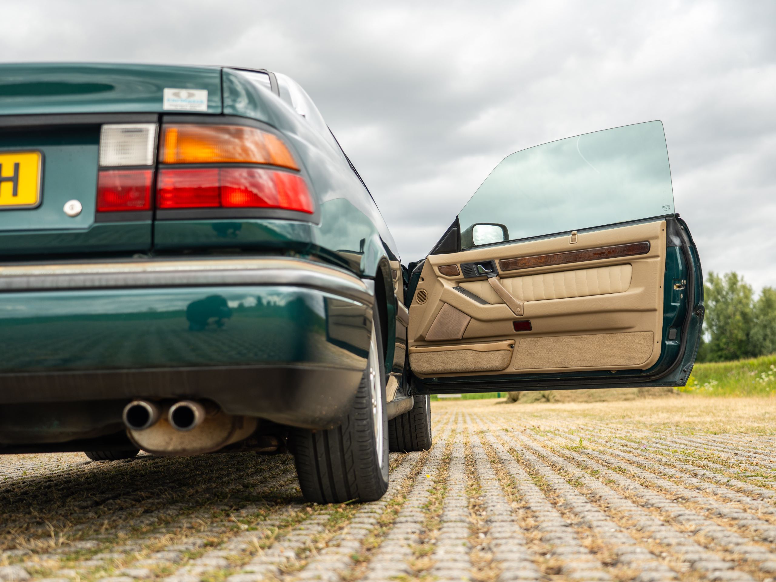 De oude Rover van Vincent heeft oerdegelijke techniek, toch zei hij ineens 'poef'