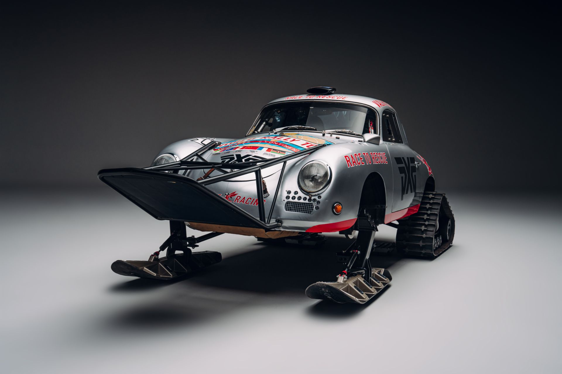 Deze klassieke Porsche gaat naar de Zuidpool! Zonder wielen ...