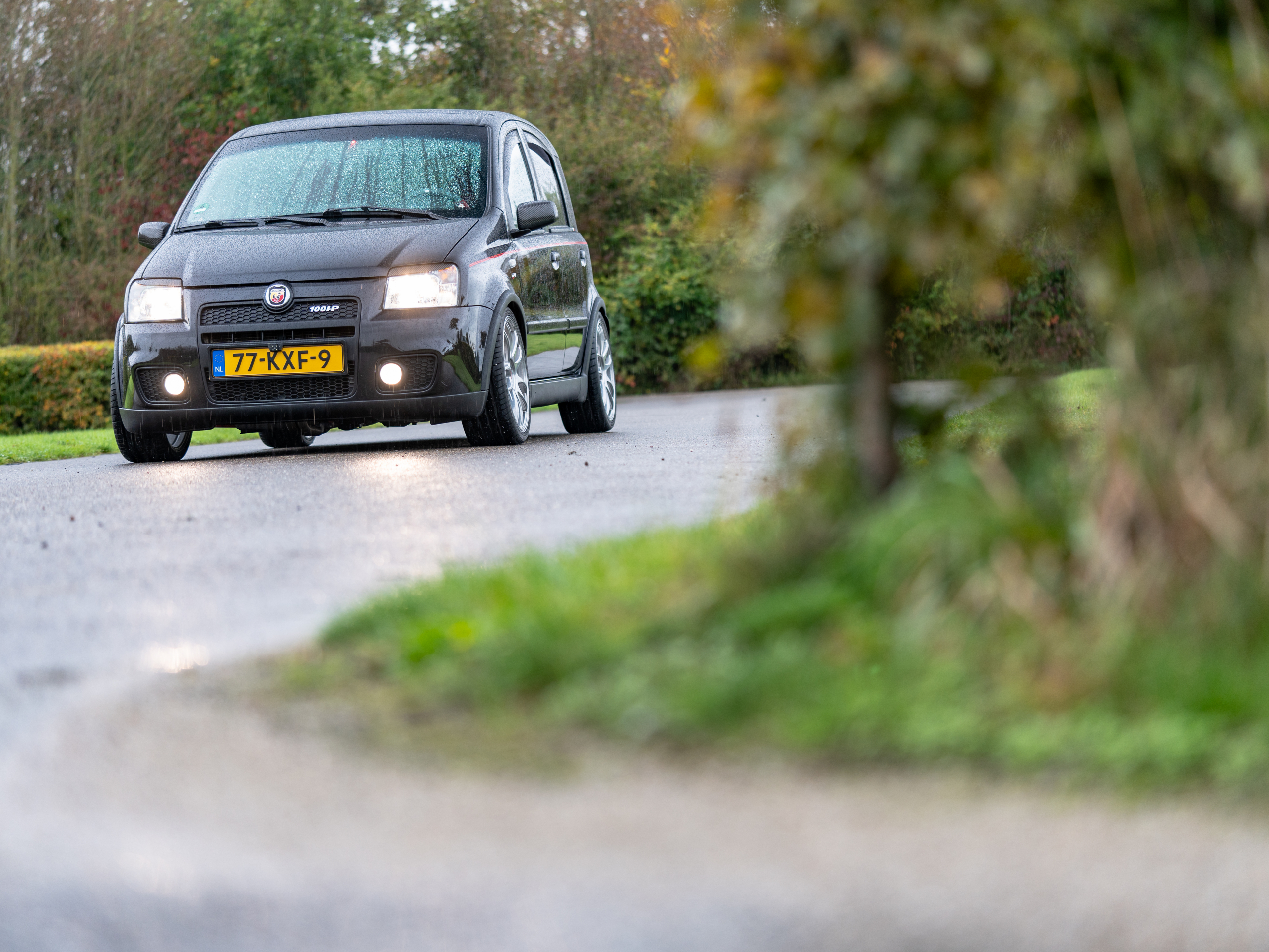 Willem over zijn Fiat Panda 100 HP: 'De motor heb ik de Ferrari-behandeling gegeven.'