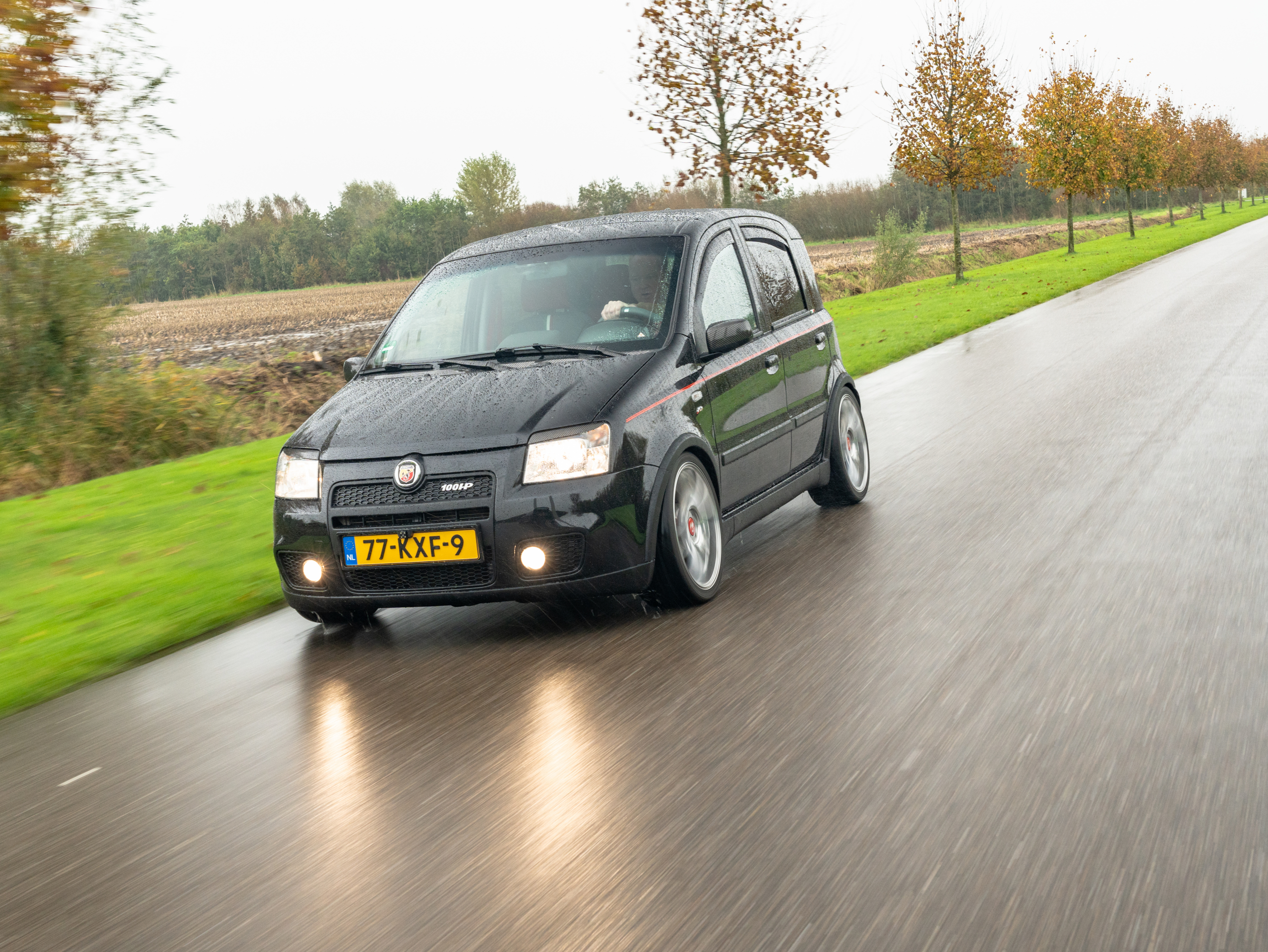 Willem over zijn Fiat Panda 100 HP: 'De motor heb ik de Ferrari-behandeling gegeven.'