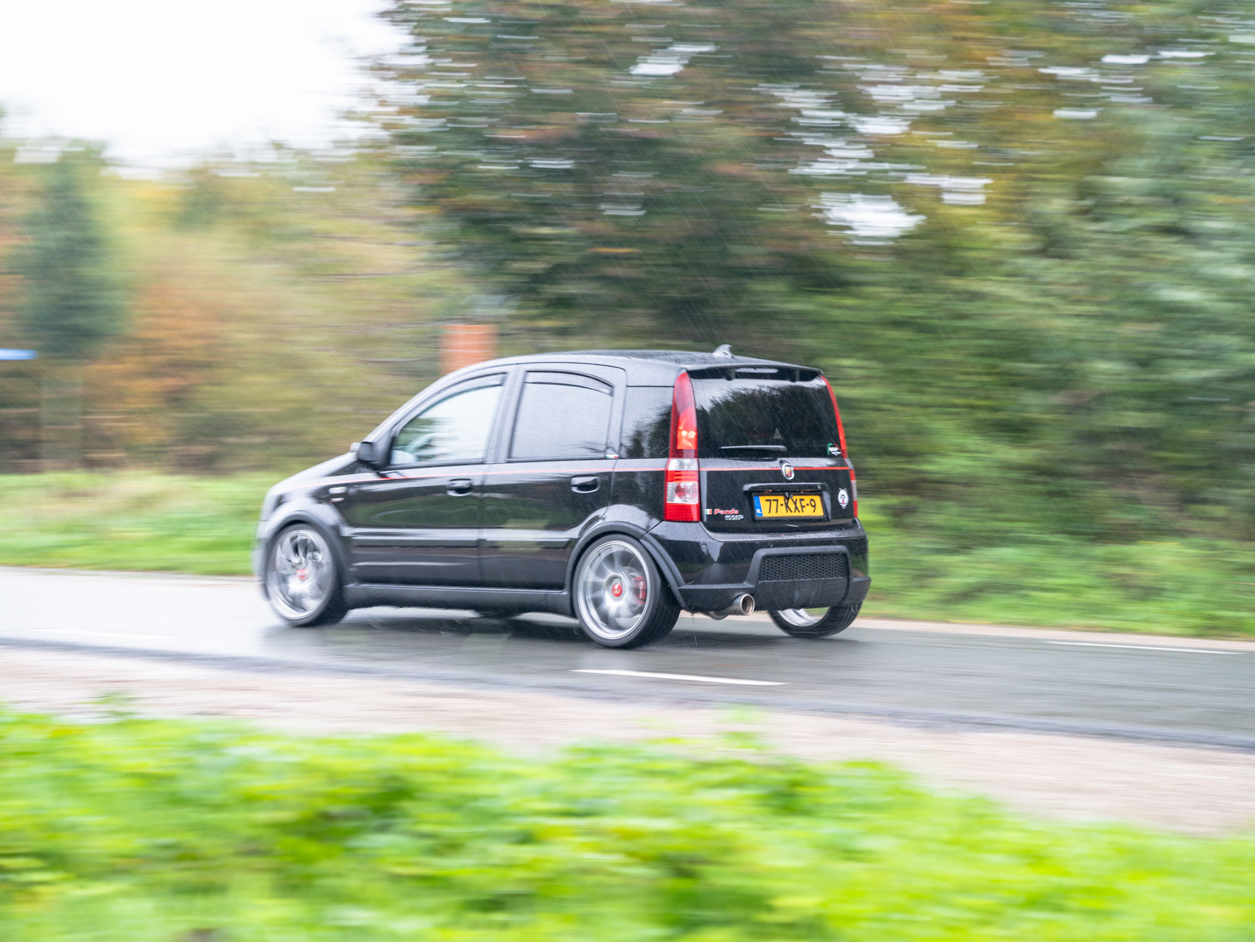 Willem over zijn Fiat Panda 100 HP: 'De motor heb ik de Ferrari-behandeling gegeven.'