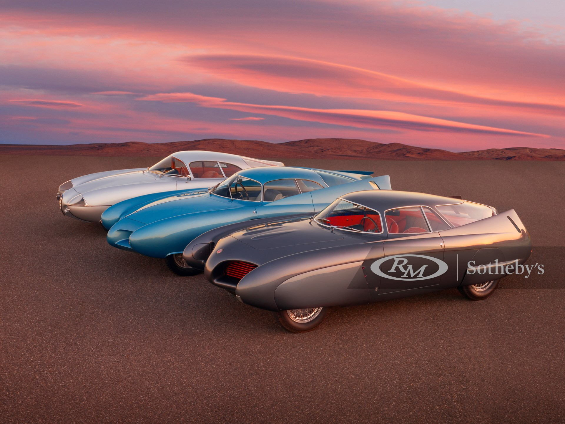 Uniek! Iconische Alfa Romeo B.A.T. 5, 7 en 9d als trio geveild