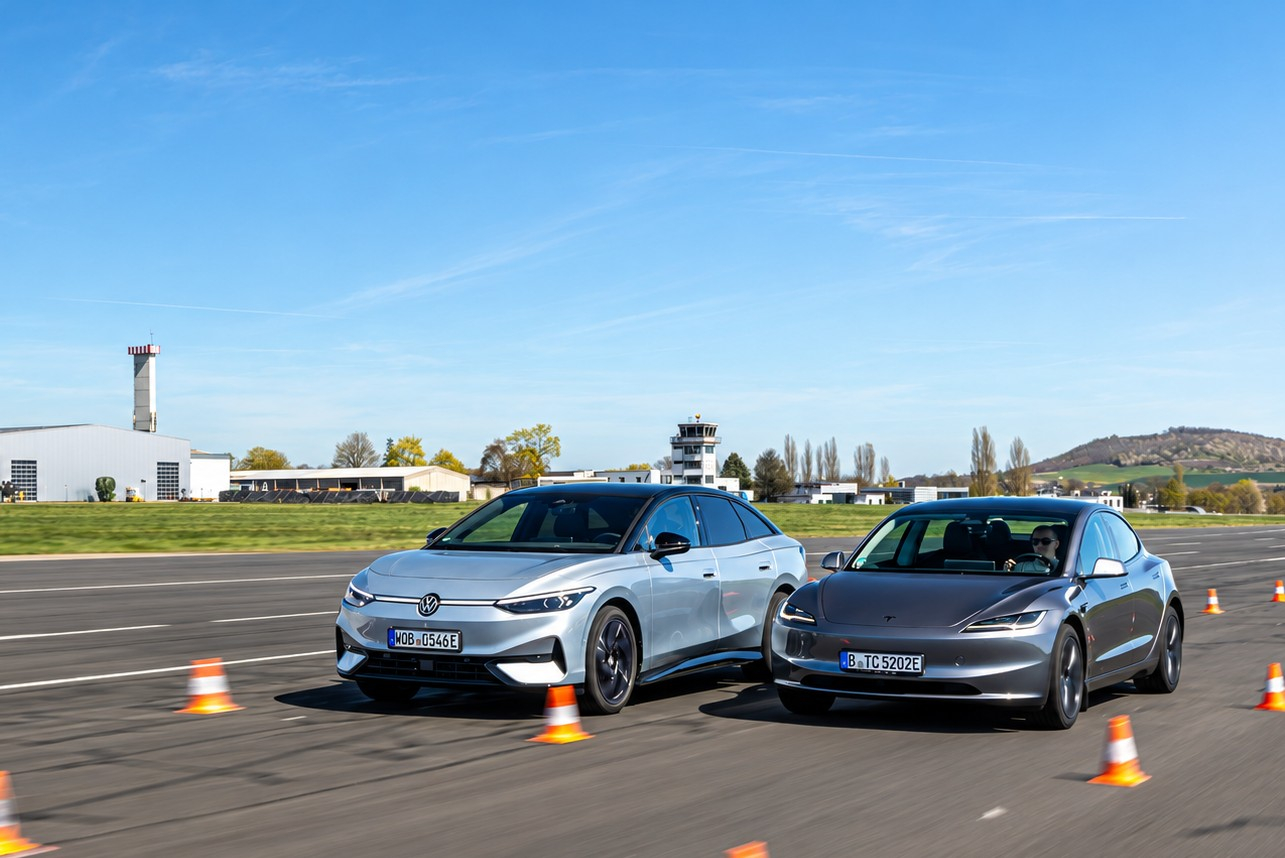TEST loodzware Volkswagen ID.7 maakt op dit verrassende punt gehakt van Tesla Model 3