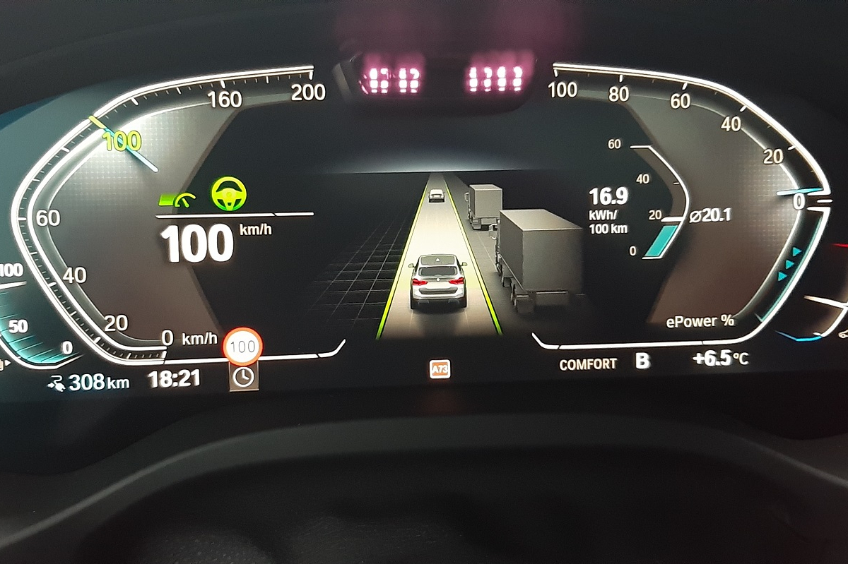 BMW iX3: actieradius gemeten bij 100 en 130 km/h