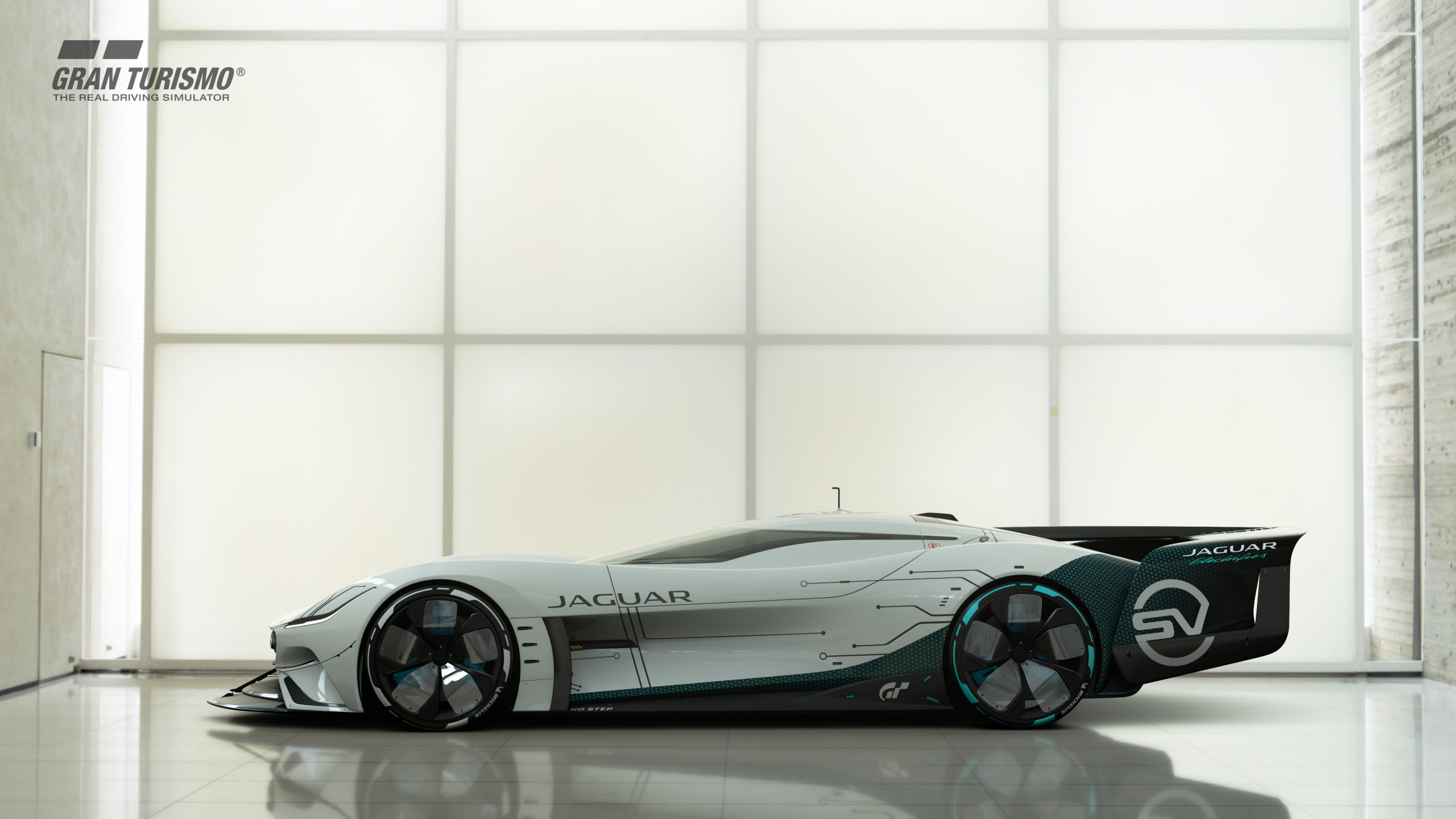 Iedereen kan deze Jaguar Vision Gran Turismo SV rijden!