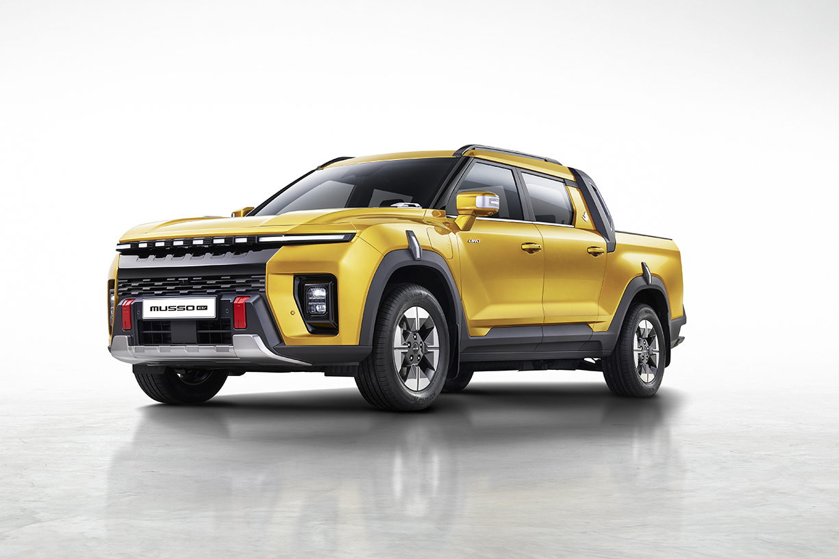 KGM Musso EV: elektrische pick-up met getemde Mad Max uitstraling
