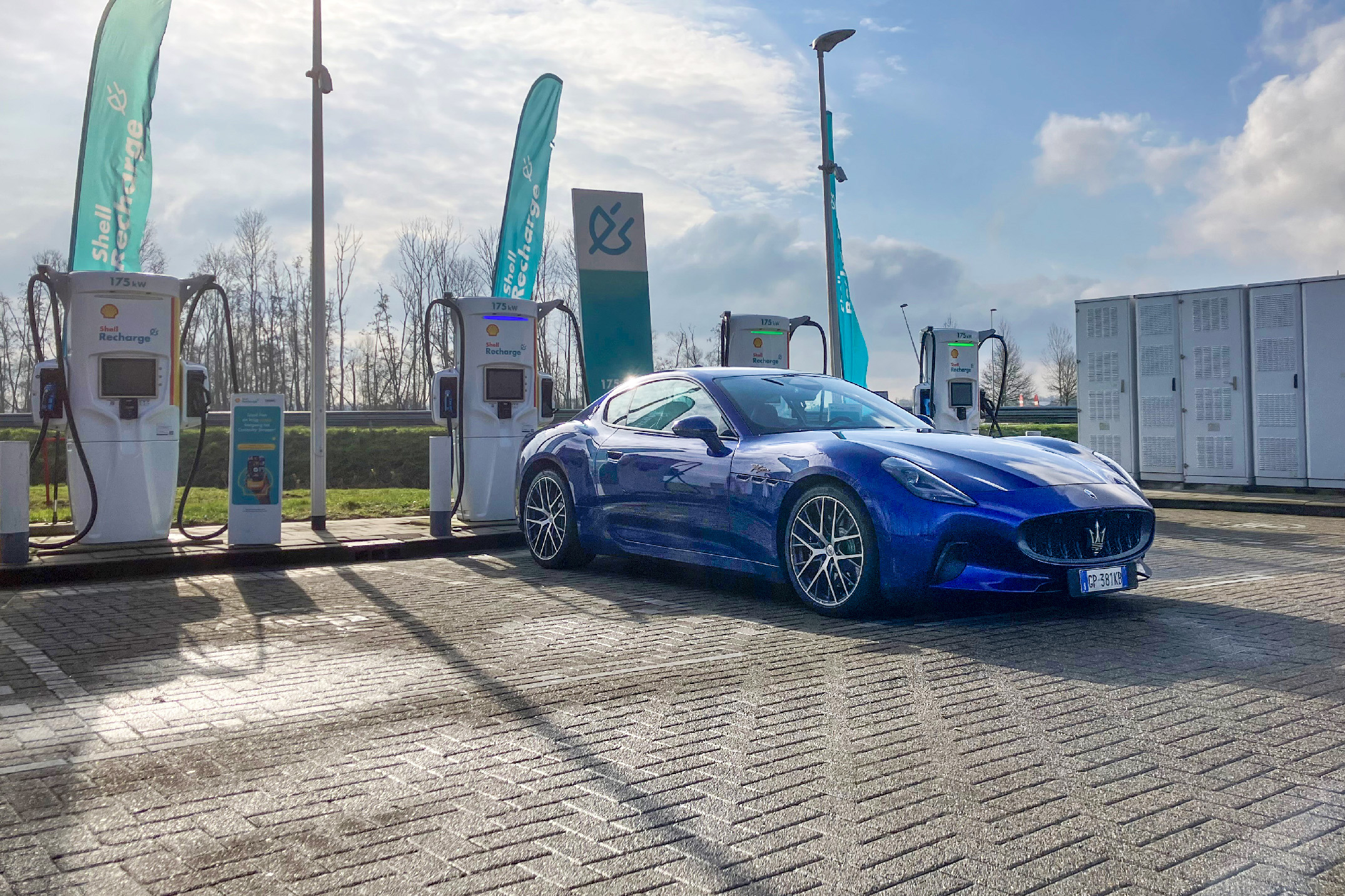 Maserati GranTurismo Folgore: actieradius gemeten bij 100 en 130 km/h