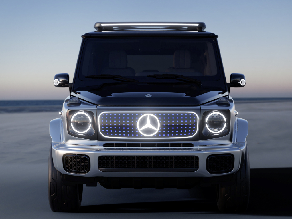 Duitsers maken geen grappen. Maar de Mercedes Concept EQG moet er een zijn ...