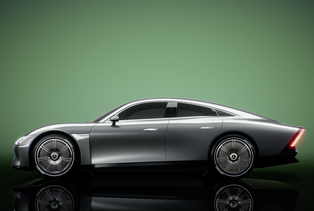 Alleen een pinguïn is aerodynamischer dan deze Mercedes Vision EQXX