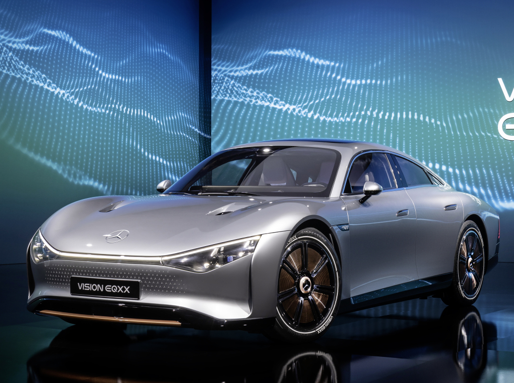 Alleen een pinguïn is aerodynamischer dan deze Mercedes Vision EQXX