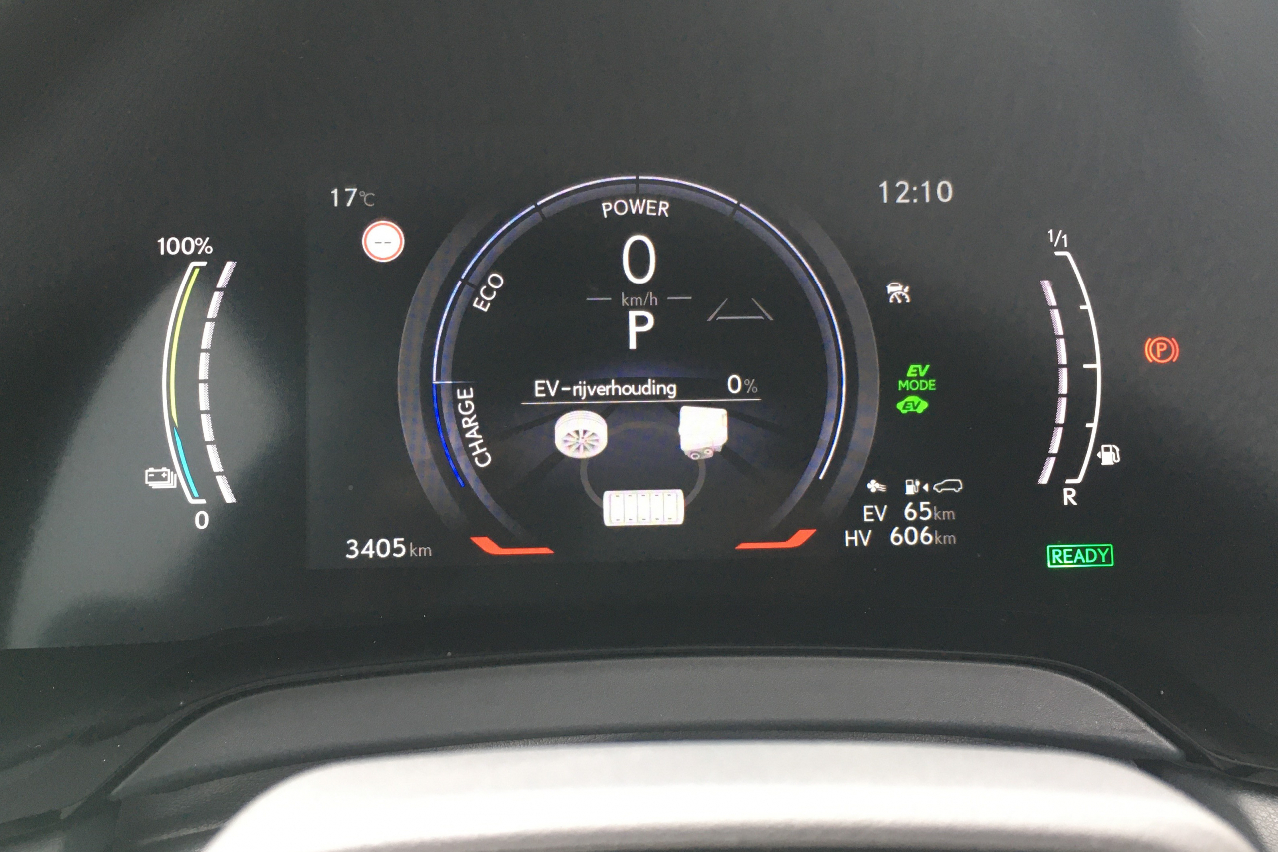 Lexus RX 450h actieradius in EV-mode getest bij 100 km/h