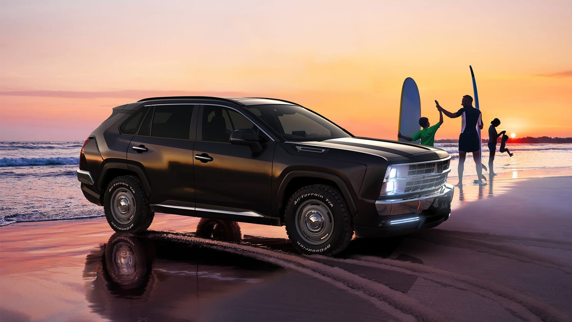 De Mitsuoka Buddy is een Toyota RAV4 in retrokostuum