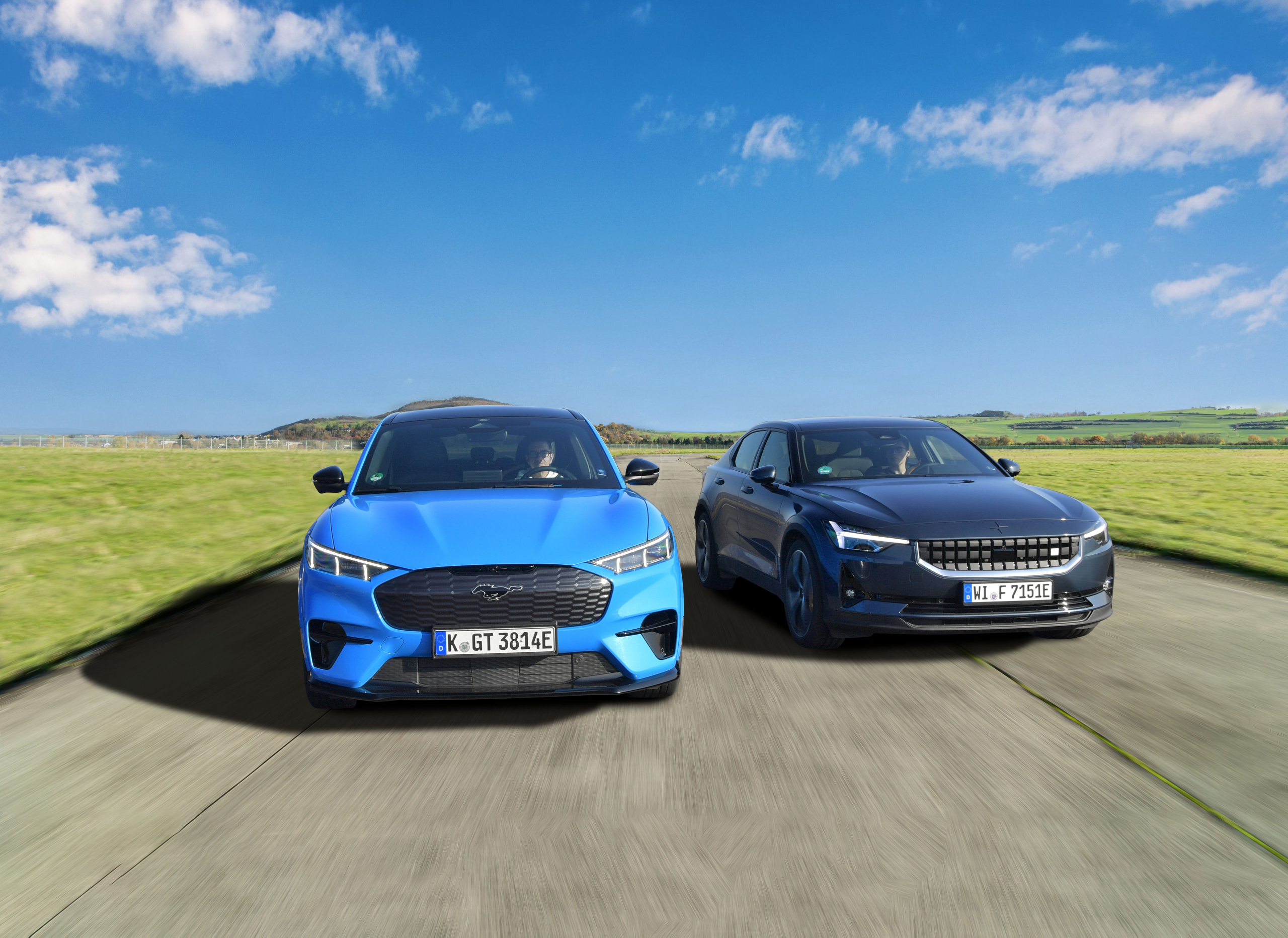 Test Ford Mustang Mach-E en Polestar 2 - nachtmerrie voor Audi RS6 en BMW M5