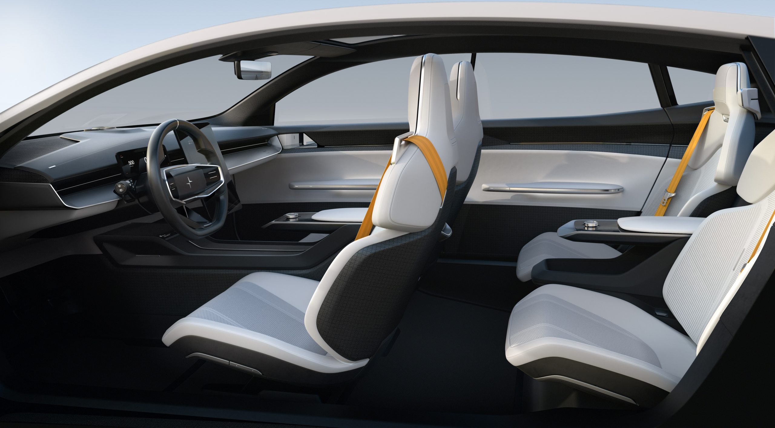 Polestar Precept: compleet met oude visnetten, grote accu's en PET-flessen