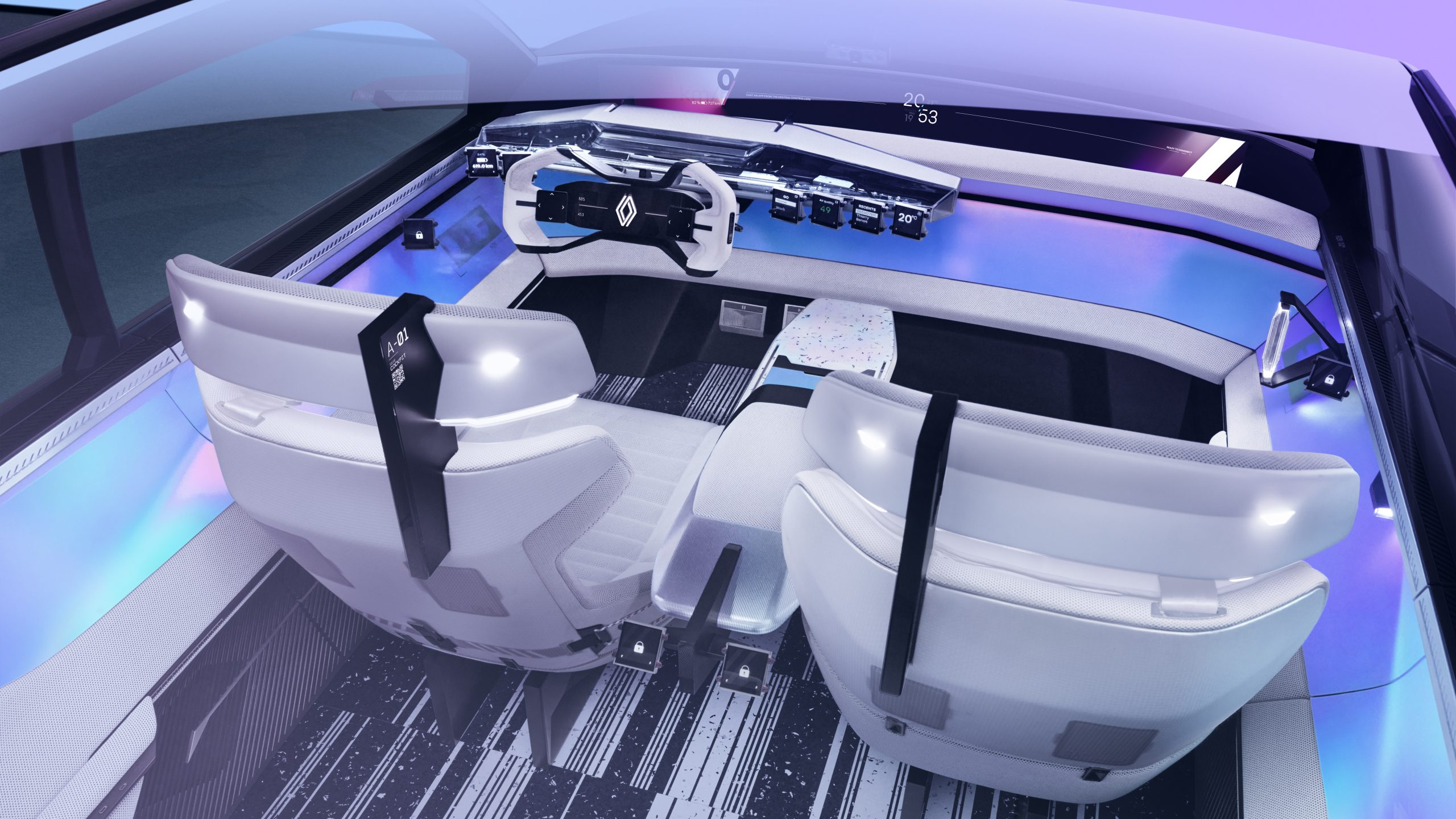 In de Renault Scenic Vision zit je op melkflessen, waterleidingen en Airbus-restjes
