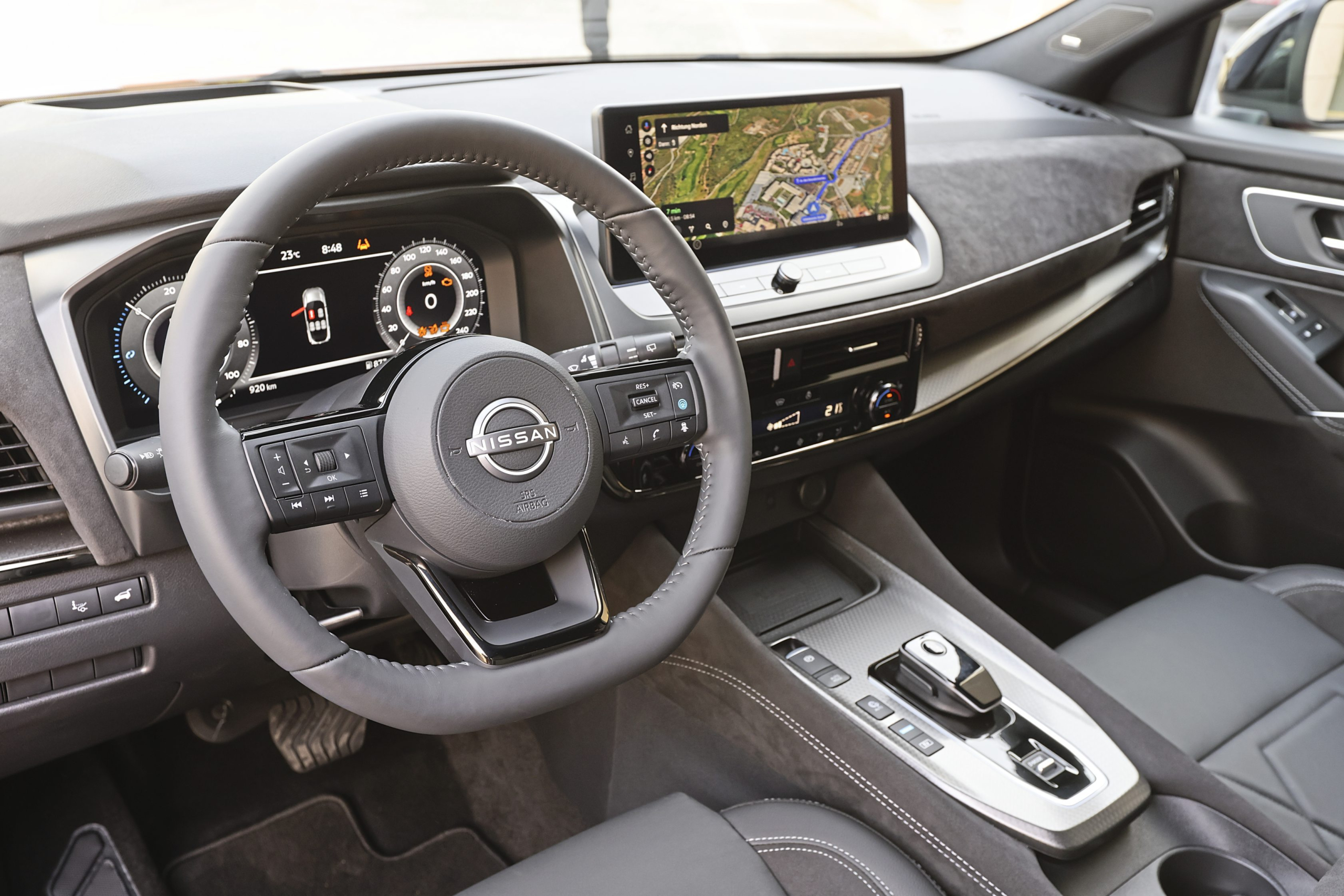 Interior Renovado do Qashqai 2024