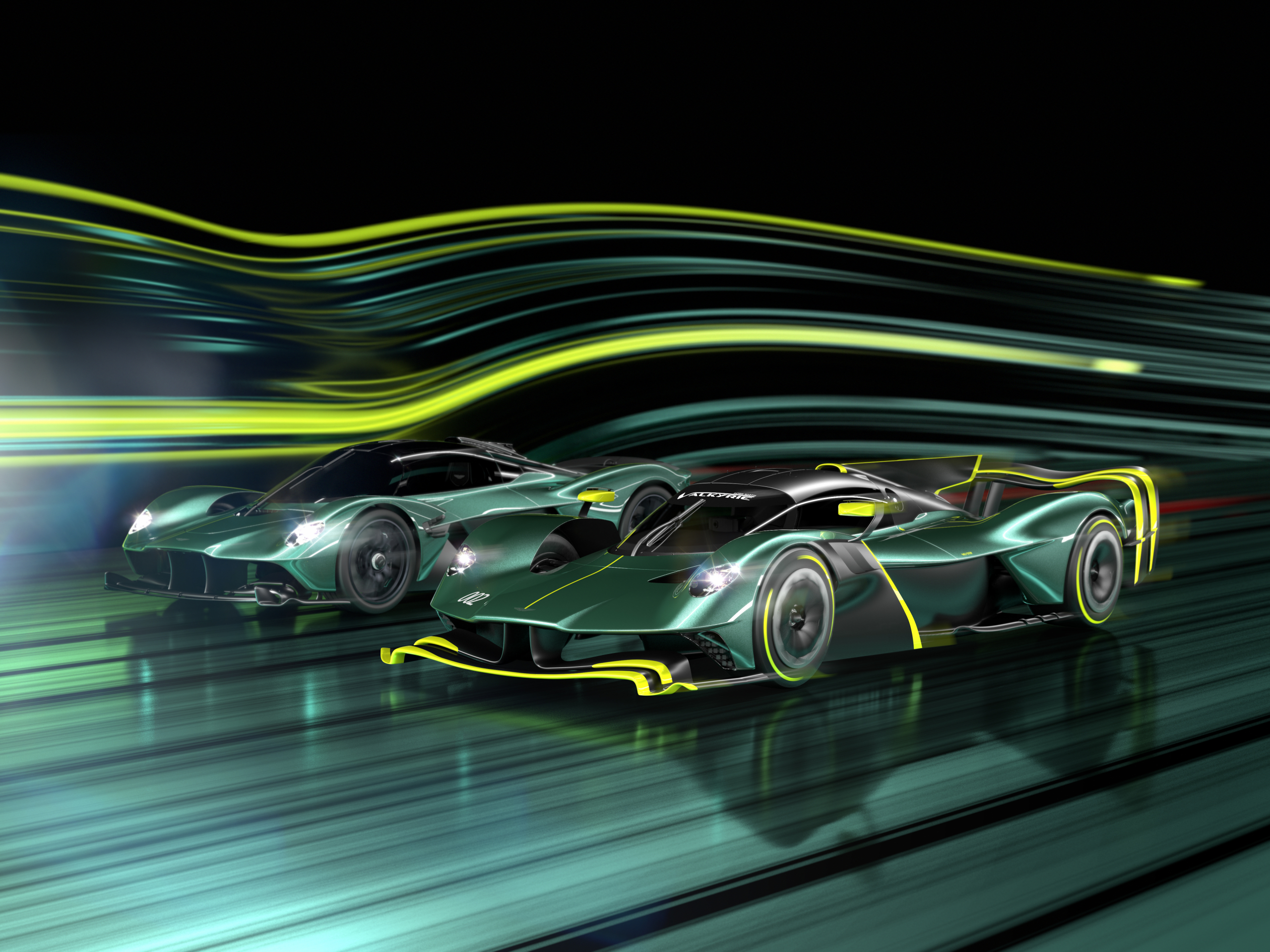 De atmosferische V12 van de Aston Martin Valkyrie AMR Pro krijst er 1014 pk uit!