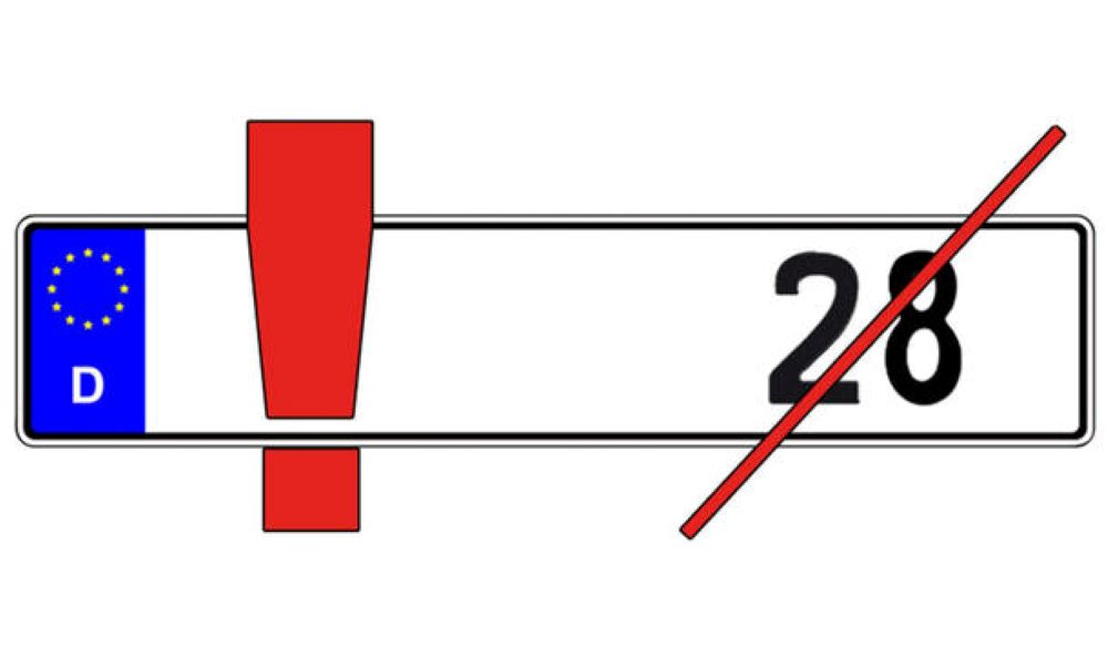 Verboden kentekens in Duitsland: deze combinaties zul je nooit tegenkomen