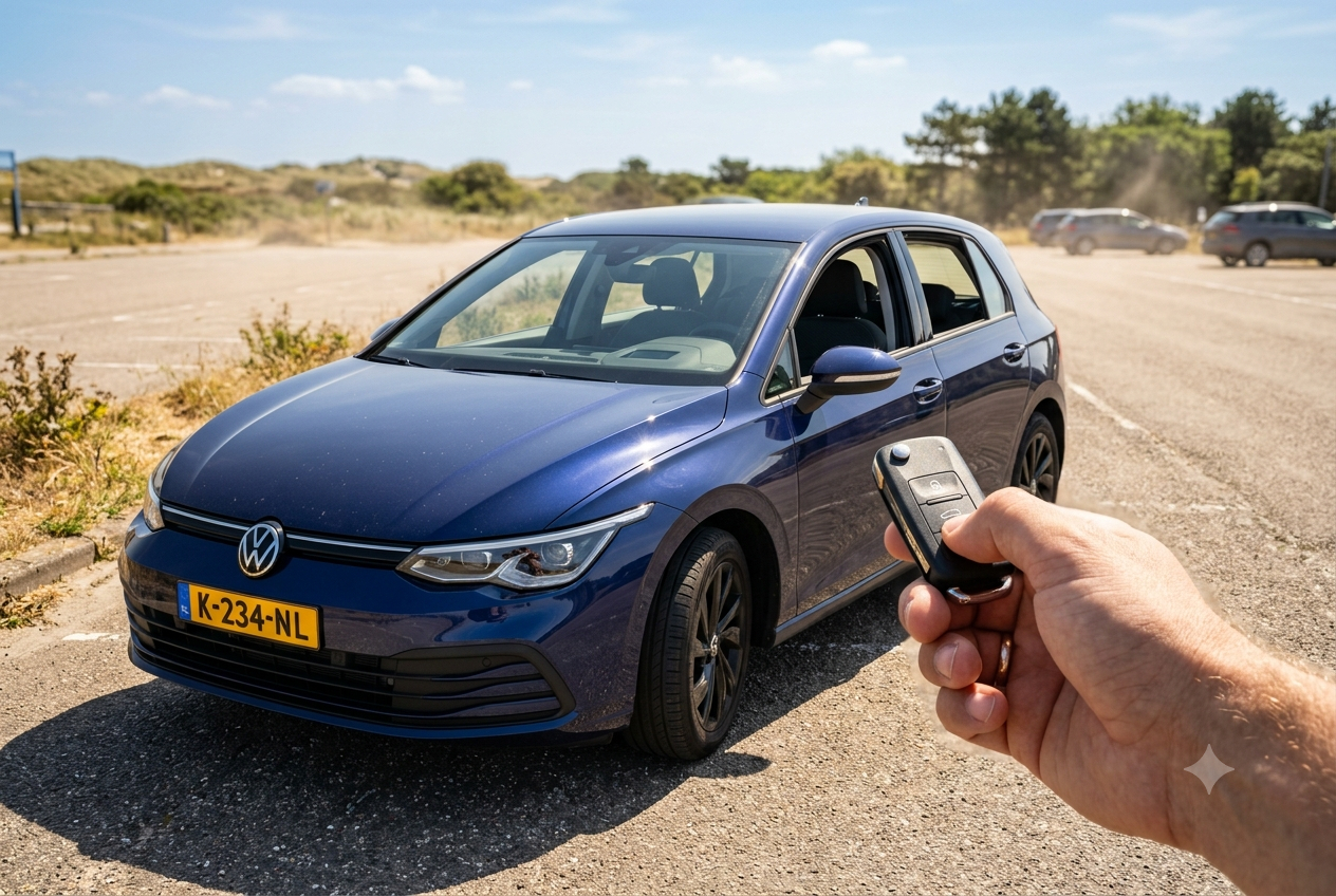 Deze verborgen functie op je autosleutel lucht een snikhete auto in seconden