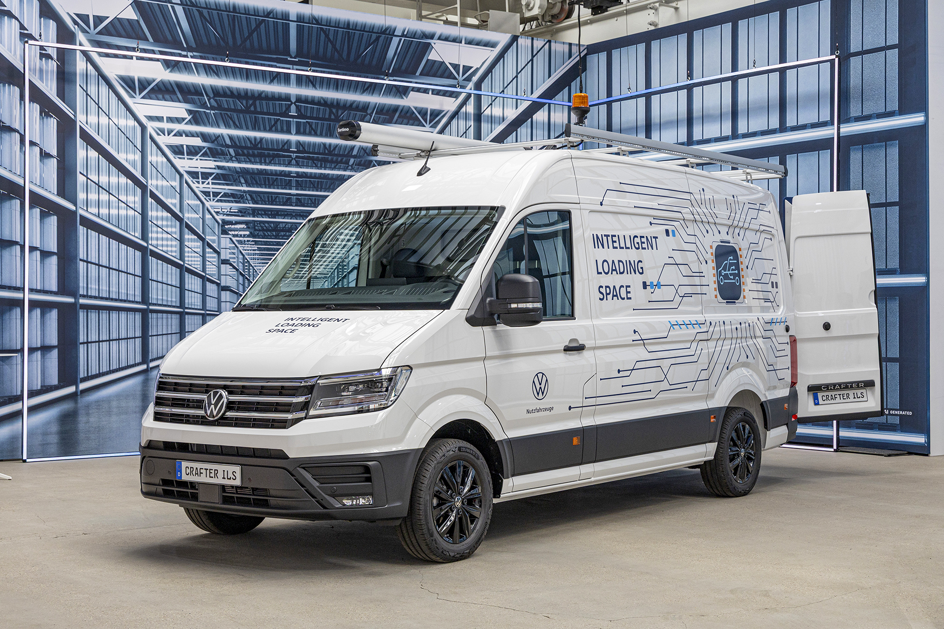 Deze Volkswagen Crafter weet straks zelf welke spullen in de laadruimte ontbreken