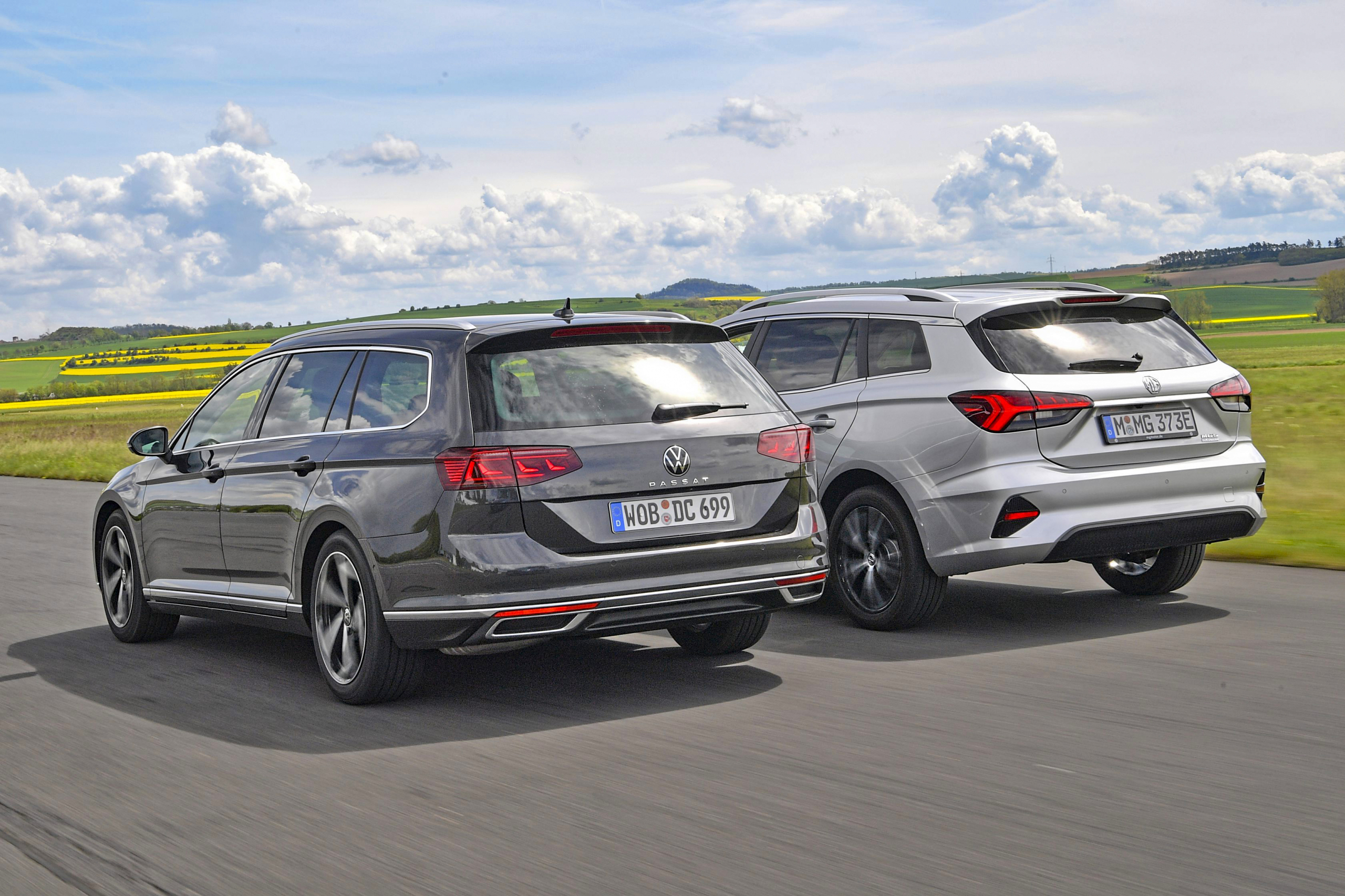 TEST: 4 dingen die MG5 Electric beter doet dan Volkswagen Passat Variant