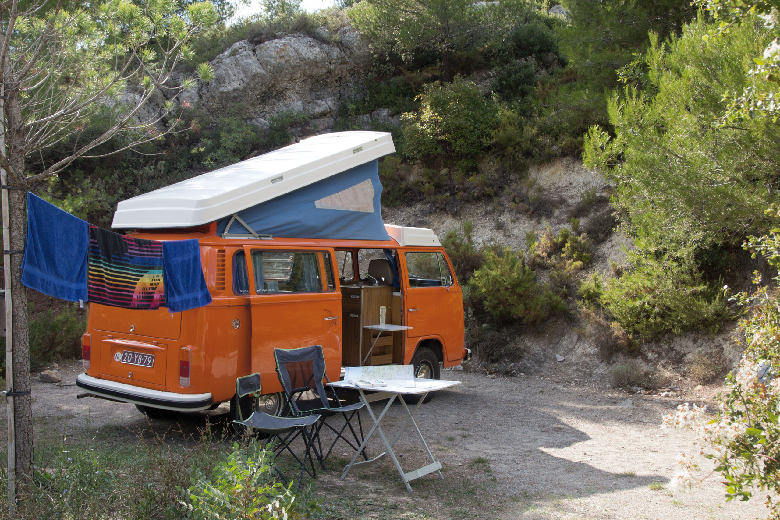 Een camper huren? Ook jij kunt naar Frankrijk met een klassieke Volkswagen T2 Westfalia