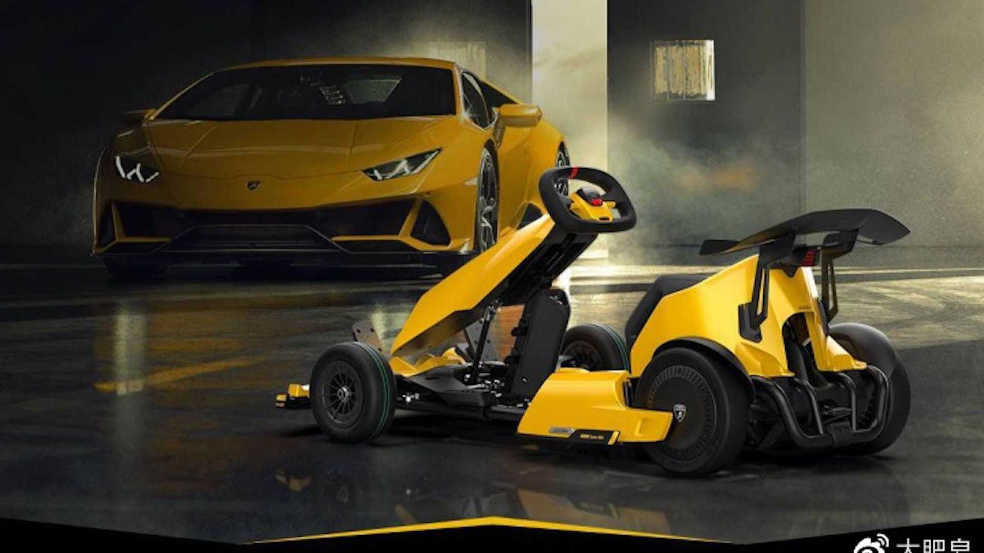Deze elektrische kart brult als een echte Lamborghini