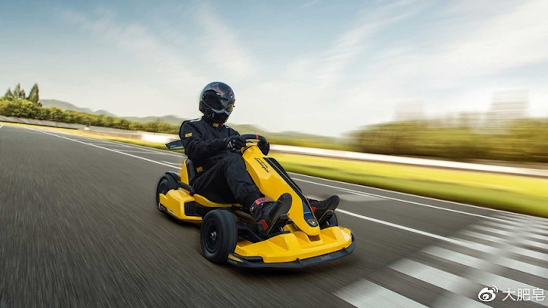 Deze elektrische kart brult als een echte Lamborghini