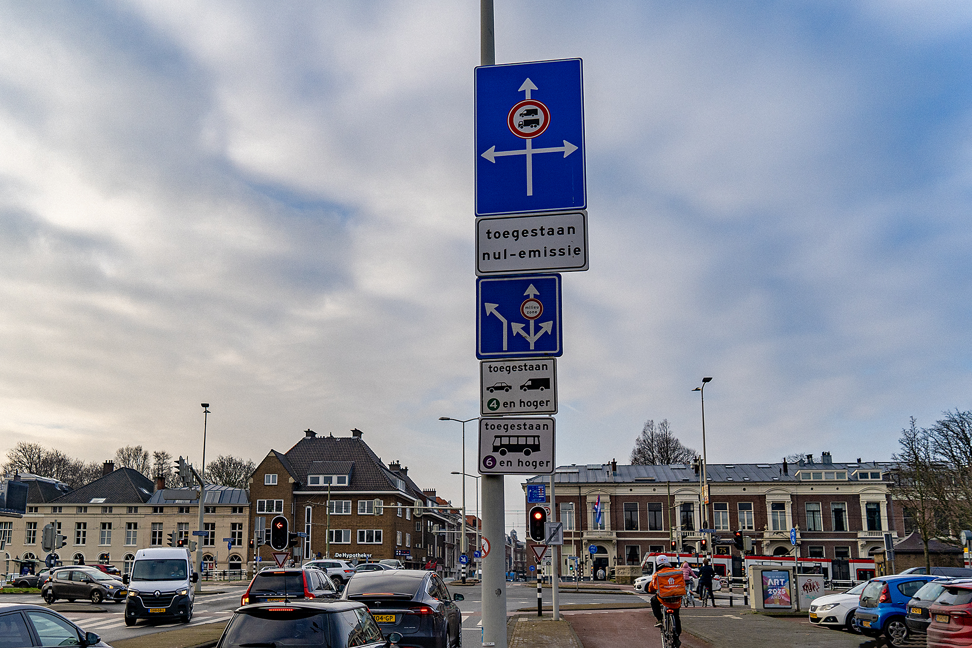 Zero-emissiezones: de borden hangen en zo zien ze er uit