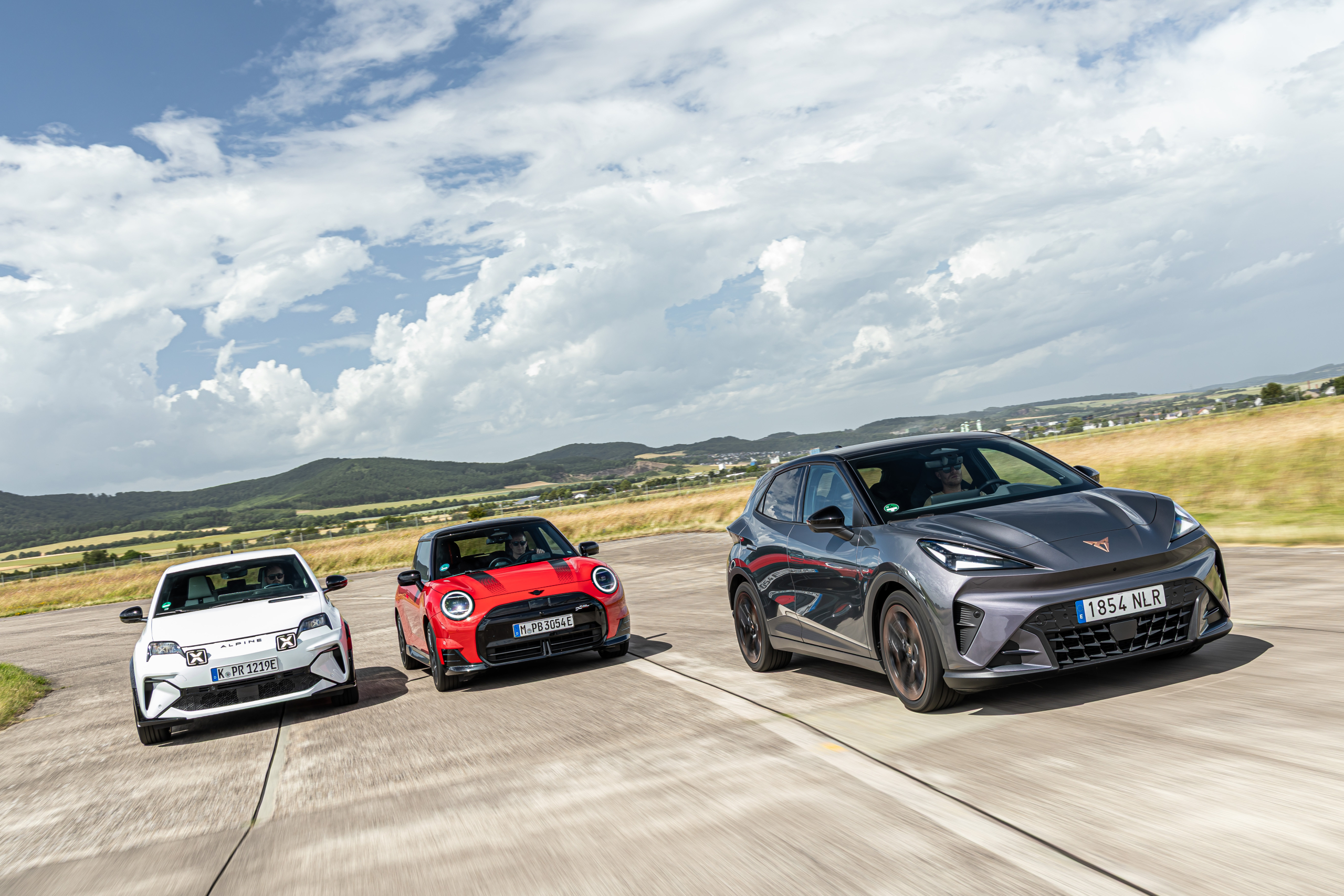 TEST elektrische hot hatches: de Alpine A290, Cupra Raval en Mini Cooper SE sprinten als een 911